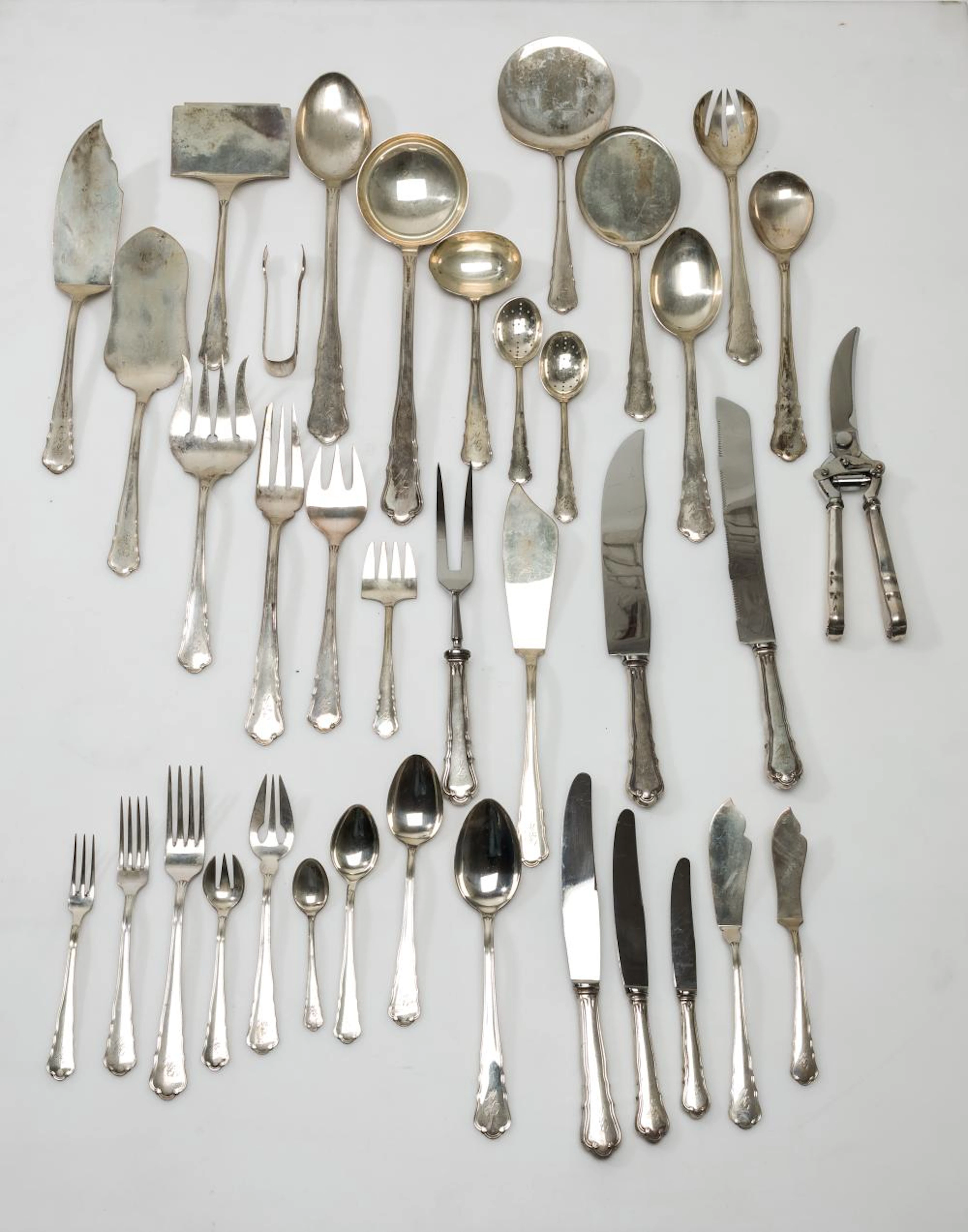 Cubertería en plata