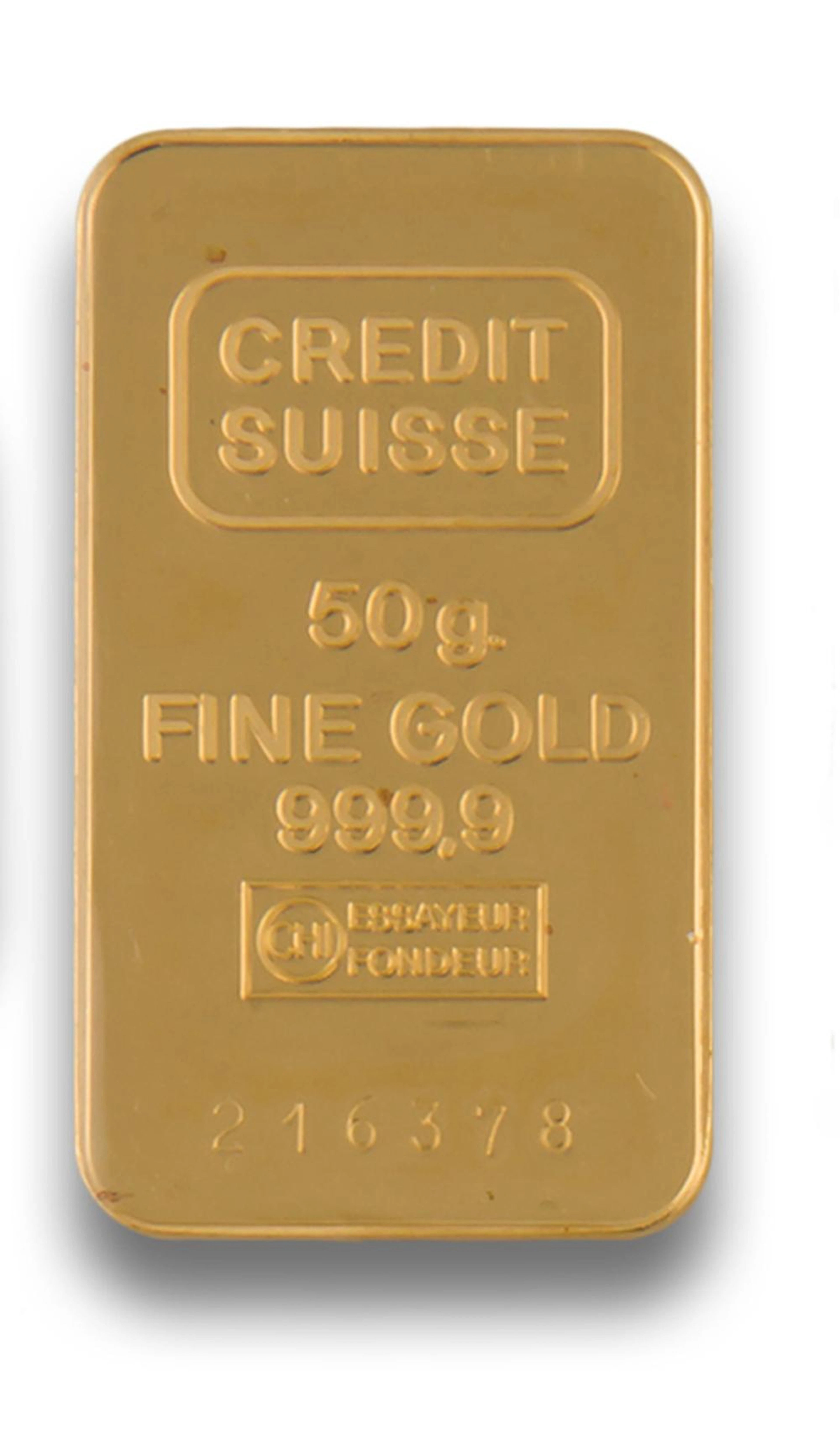 LINGOTE 50GRS SUISSE