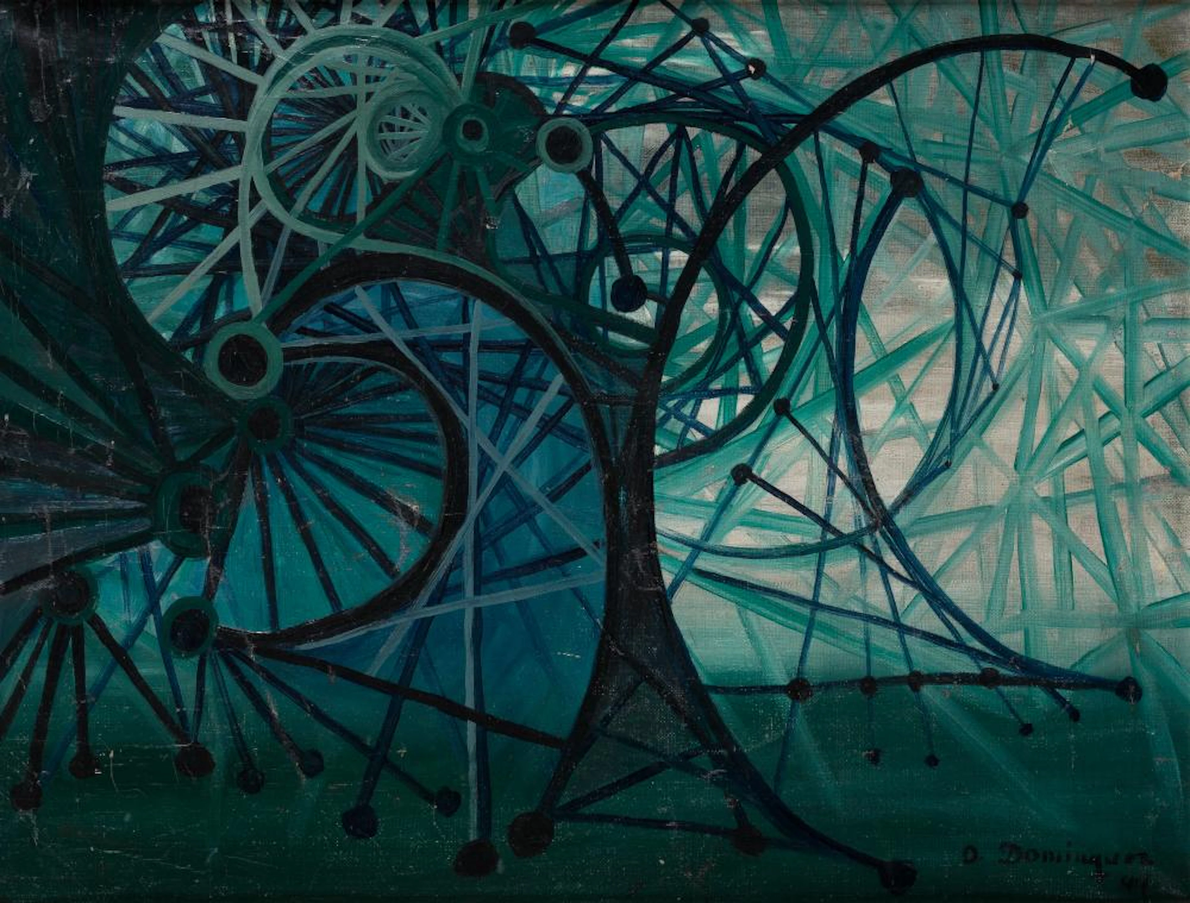 OSCAR DOMINGUEZ - "Redes", 1944