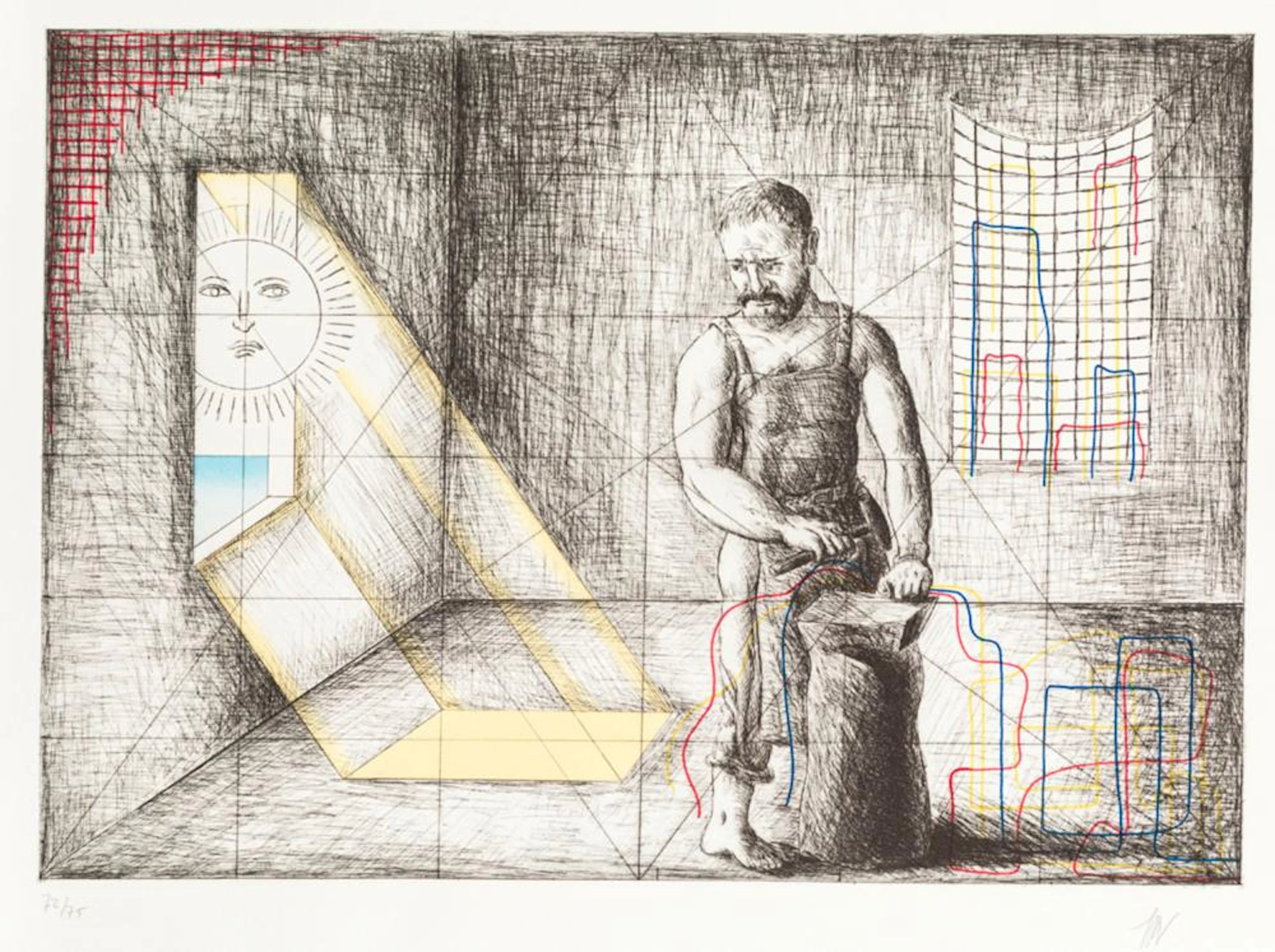 GUILLERMO PÉREZ VILLALTA Numbered 72/75 and signed in pencil at t