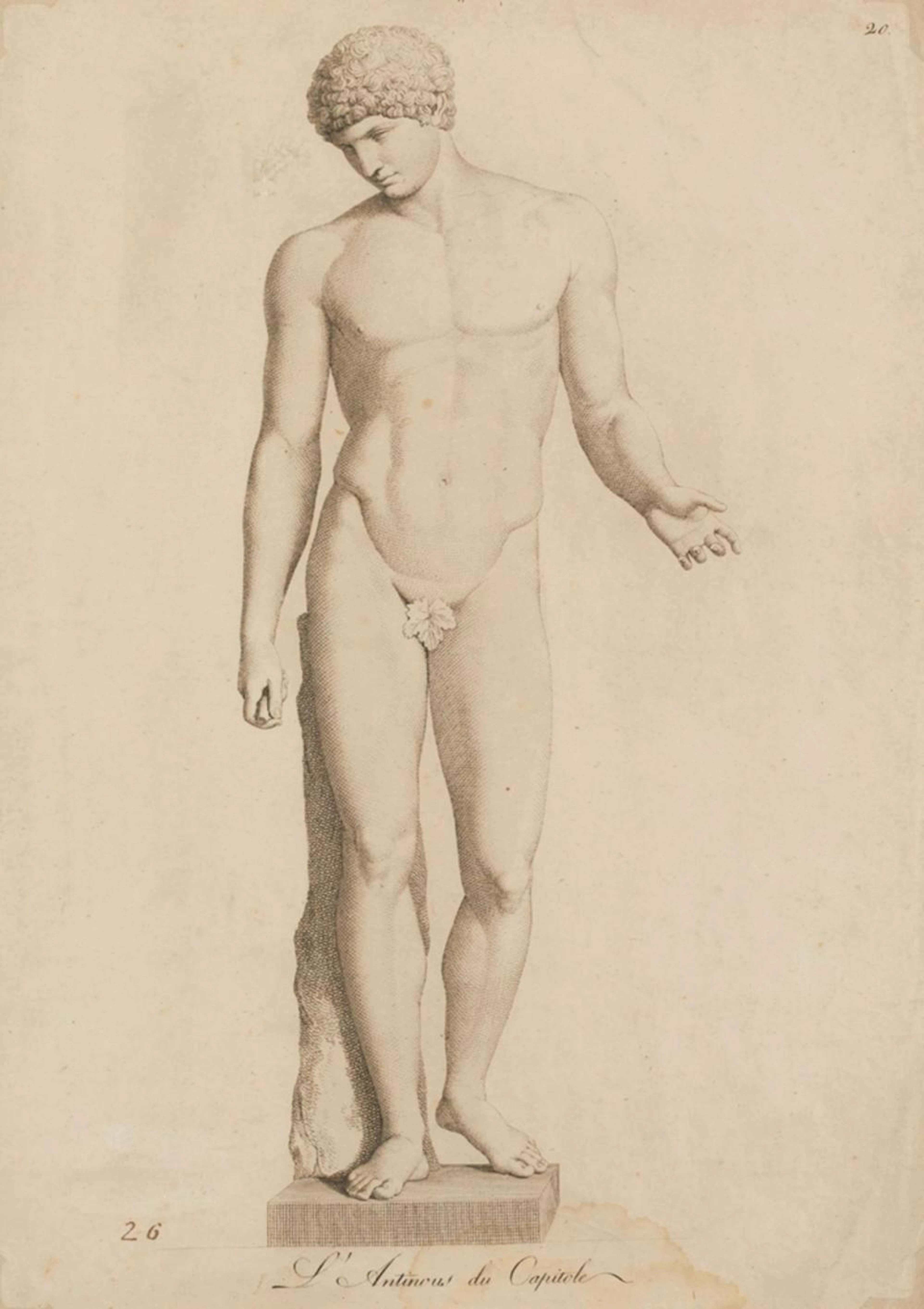 GIOVANNI VOLPATO Y RAFFAELLO MORGHEN "L´antonous du Capitole"