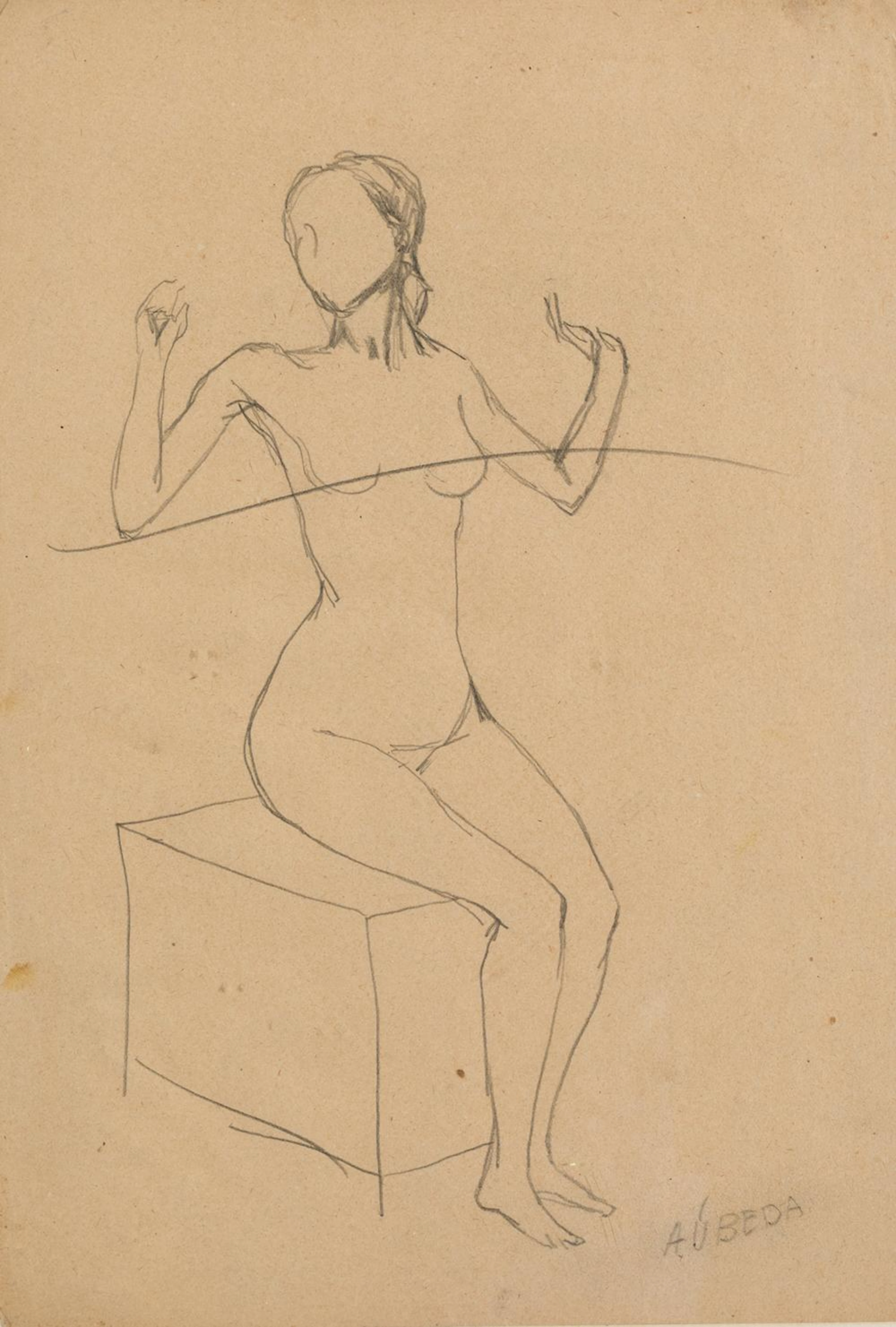 AGUSTÍN ÚBEDA "Female Nude"