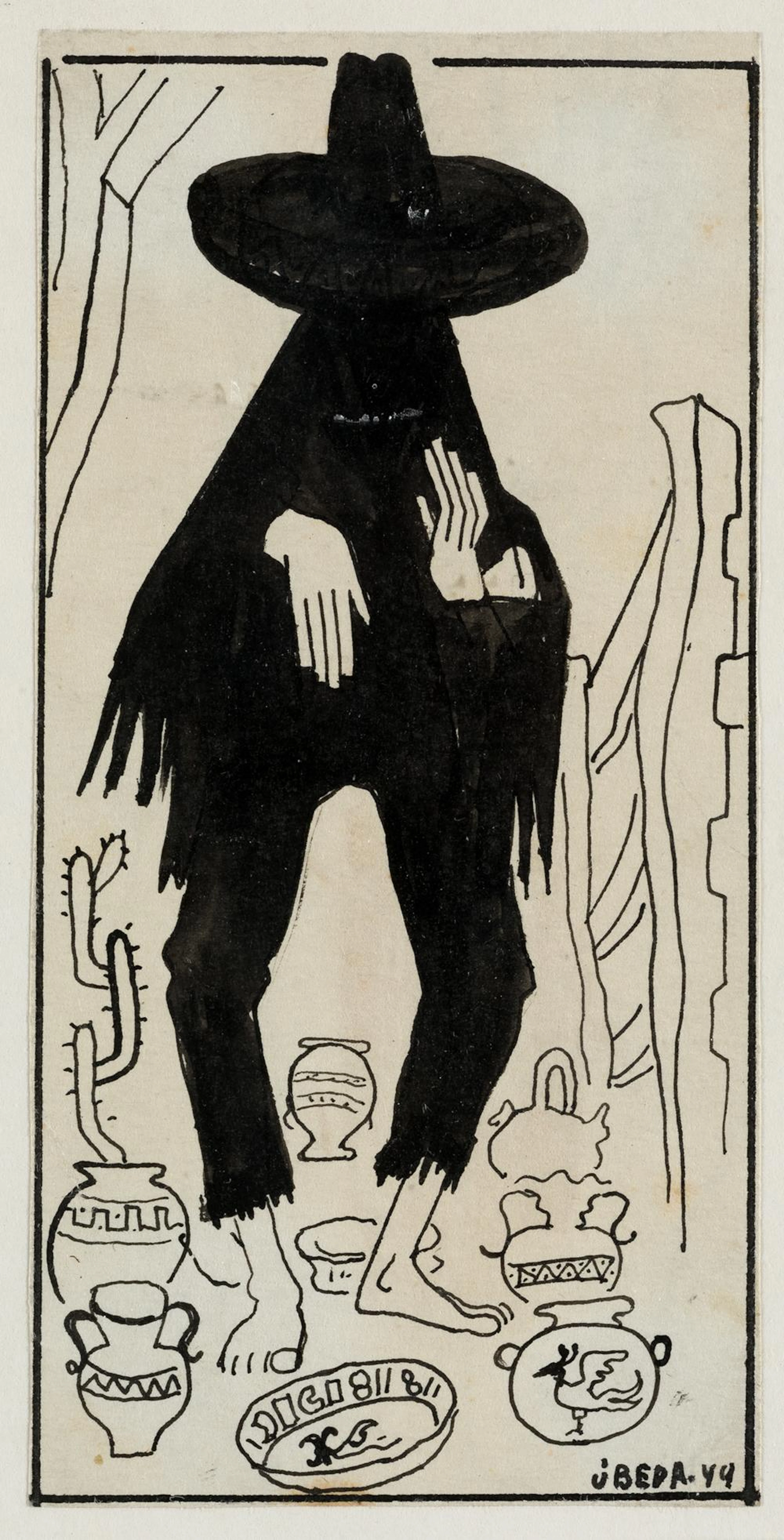 AGUSTÍN ÚBEDA "Seller of ceramics", 1944