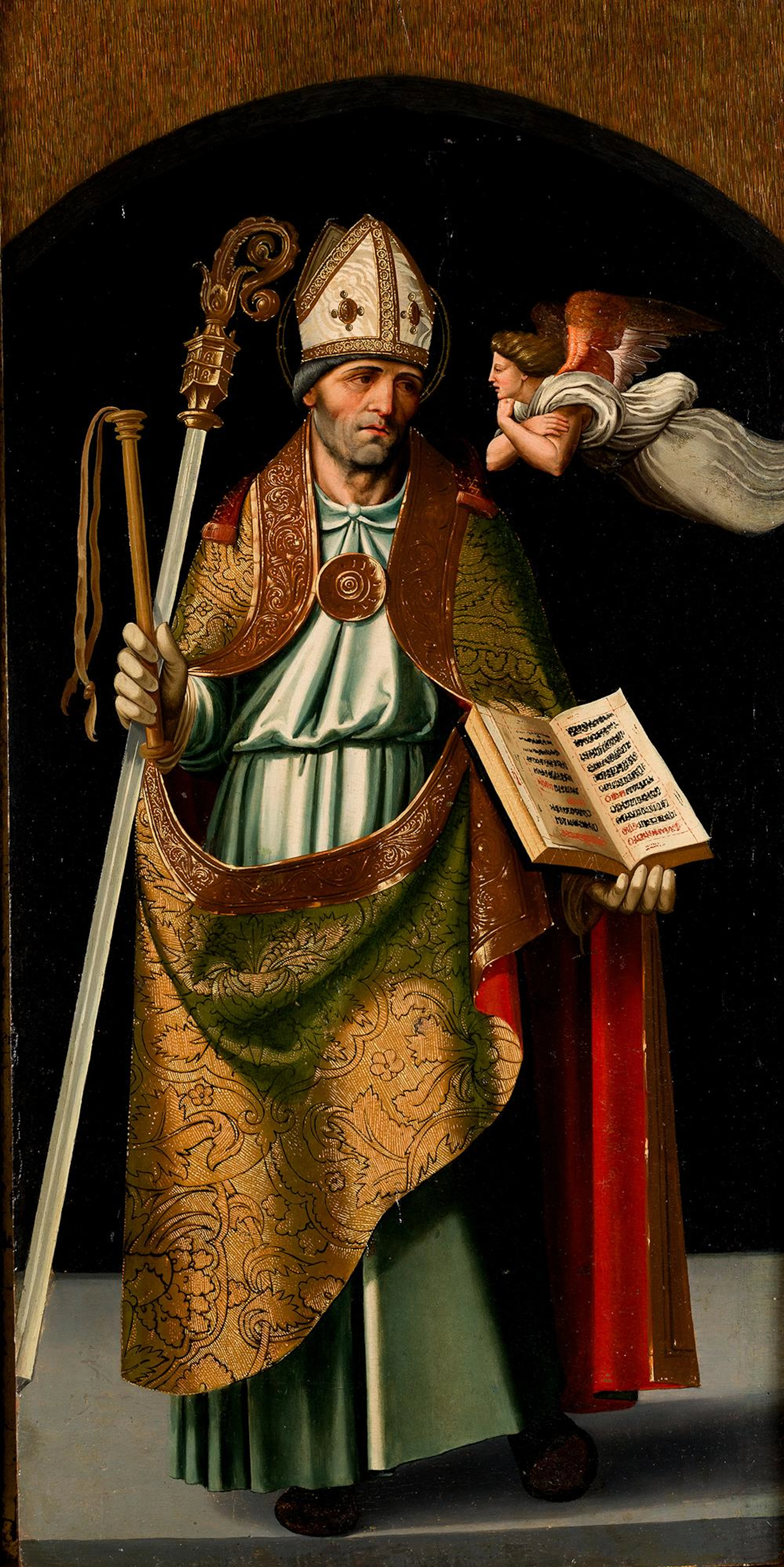 VICENTE MACIP EL VIEJO 1475 / 1545 "St. Ambrosio", ca. 1520-1530