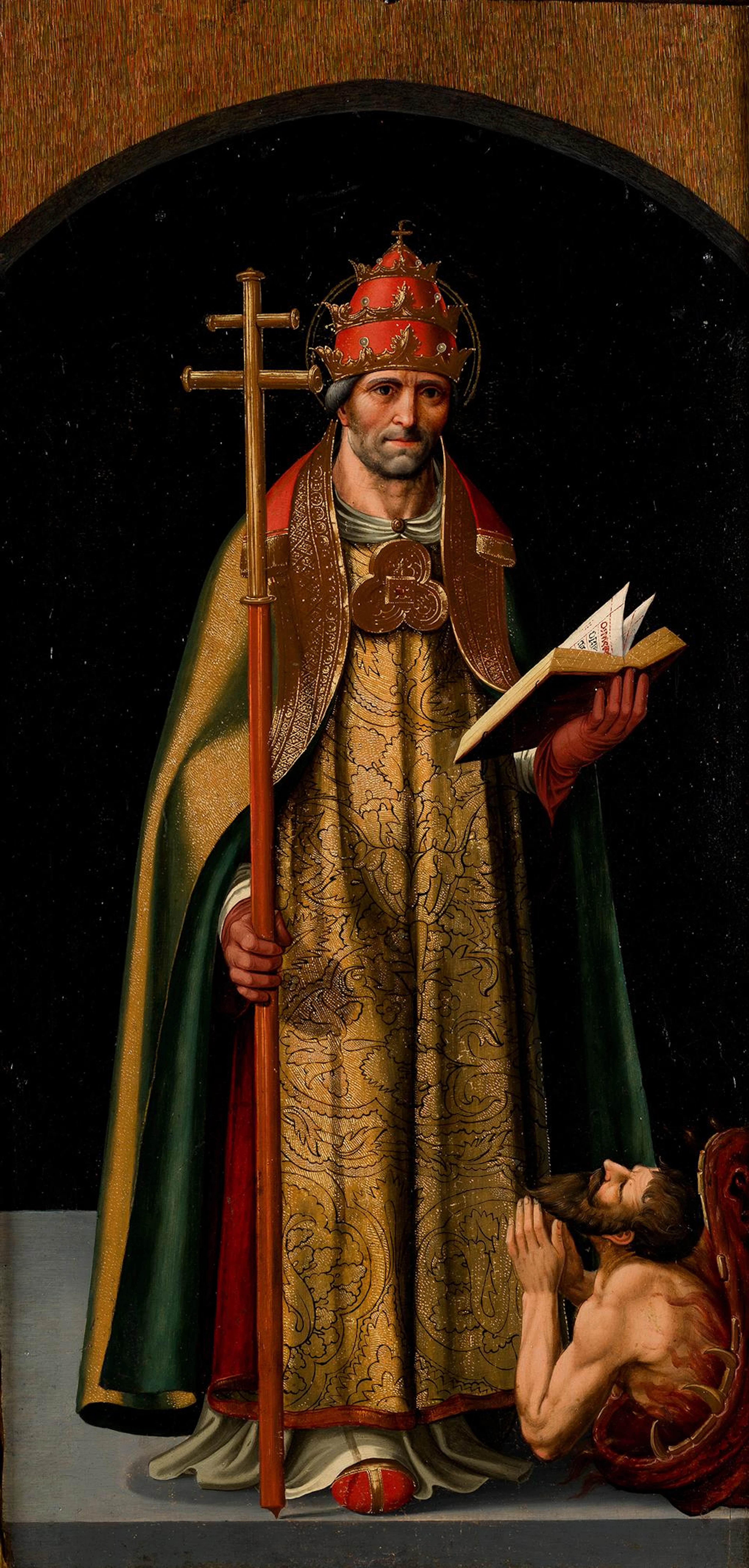 VICENTE MACIP EL VIEJO 1475 / 1545 "St. Gregorio Magno", ca. 1520-1530