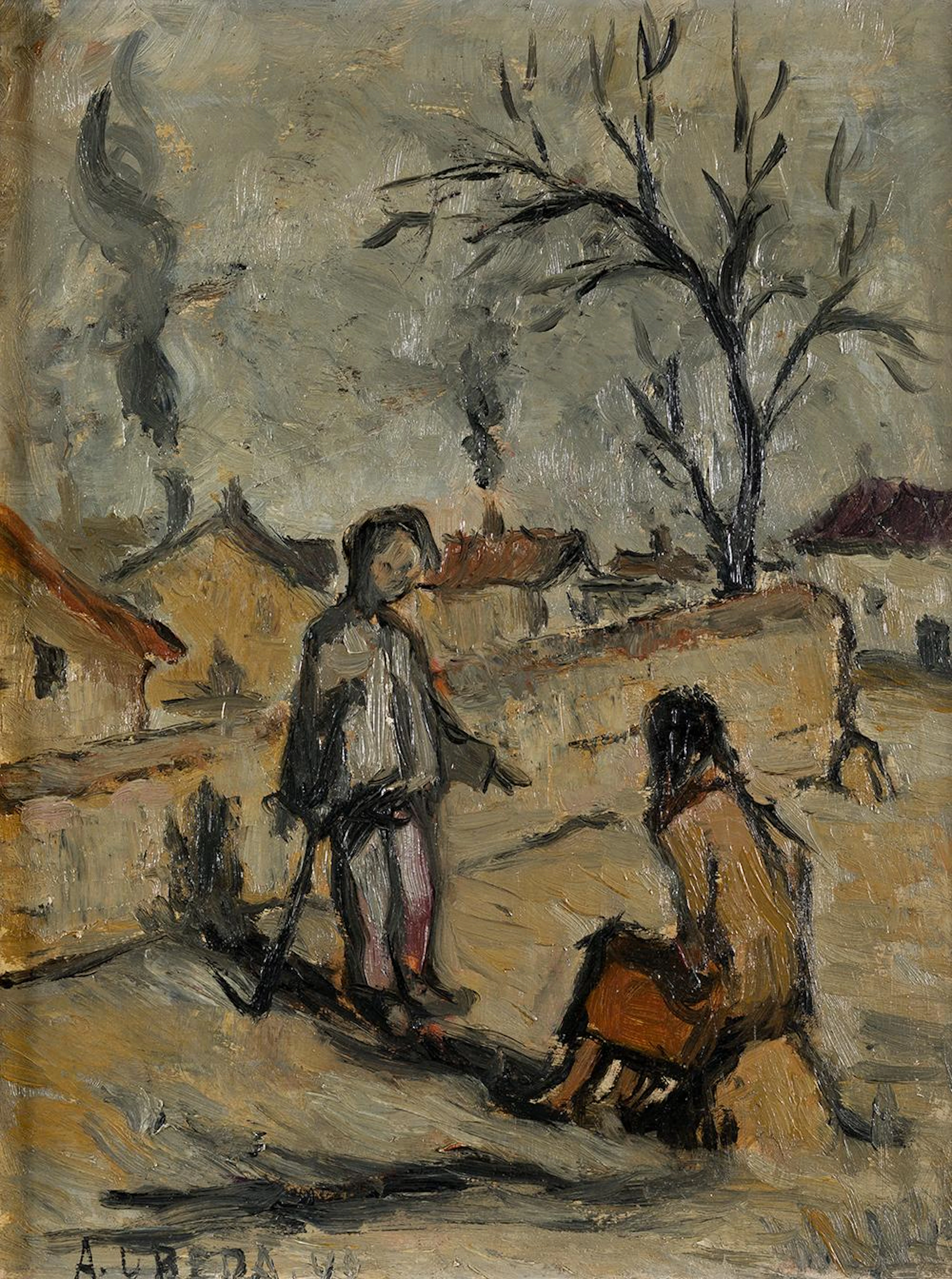 AGUSTÍN ÚBEDA (1925 / 2007). "Characters", 1949