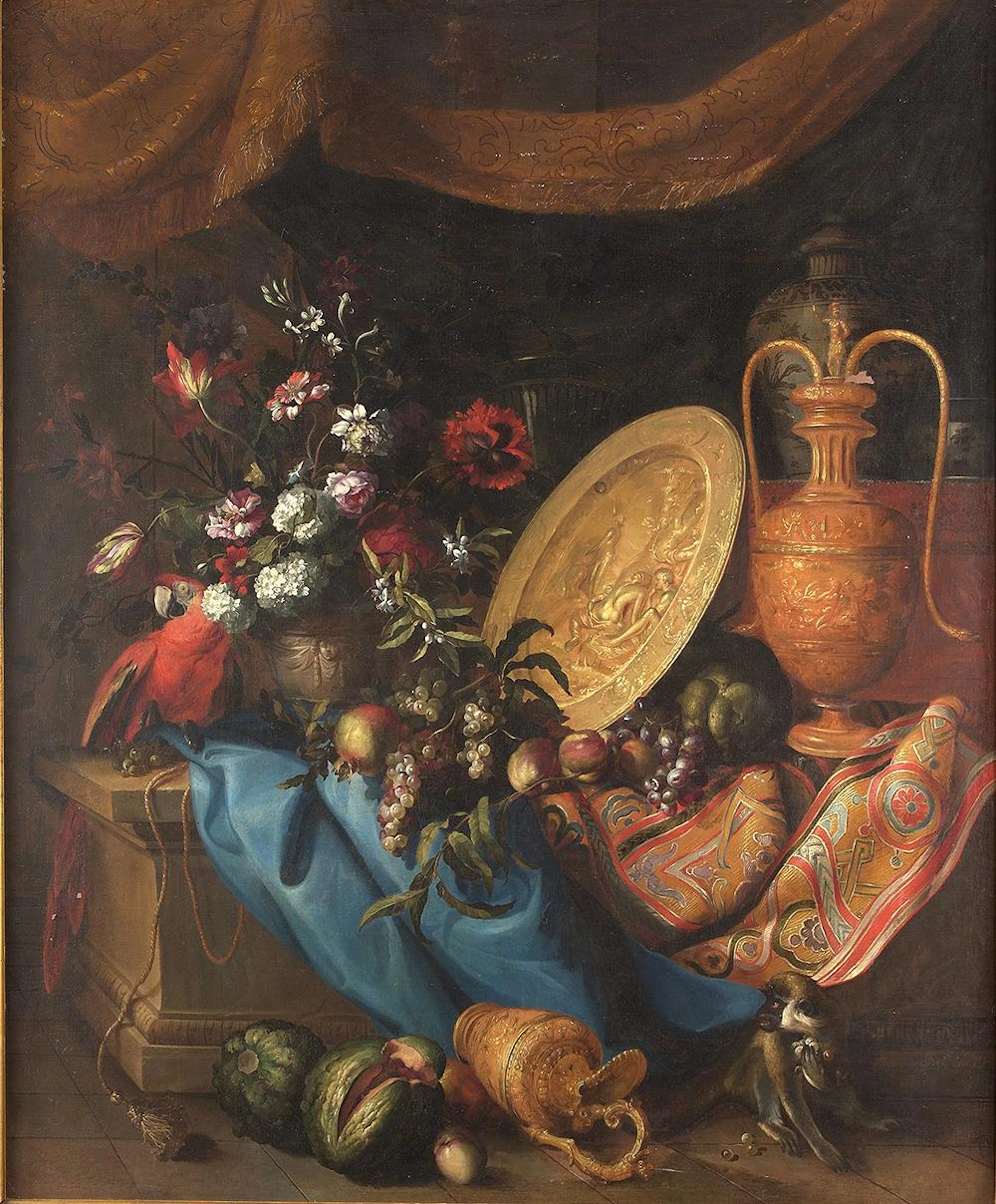 JEAN BAPTISTE MONNOYER (1636 / 1699) "Still life of flowers