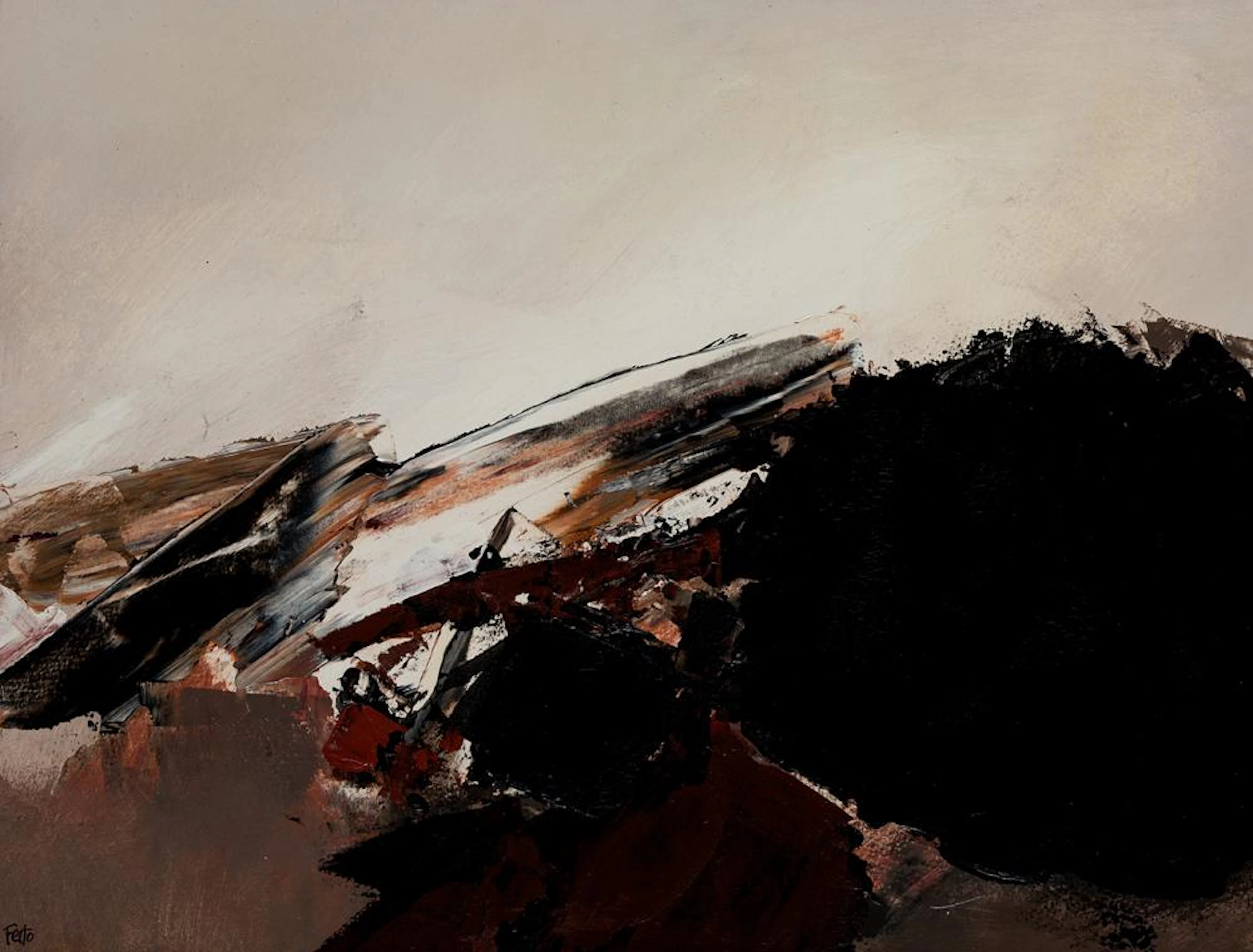 LUIS FEITO (1929 / 2021) "Untitled", 1959
