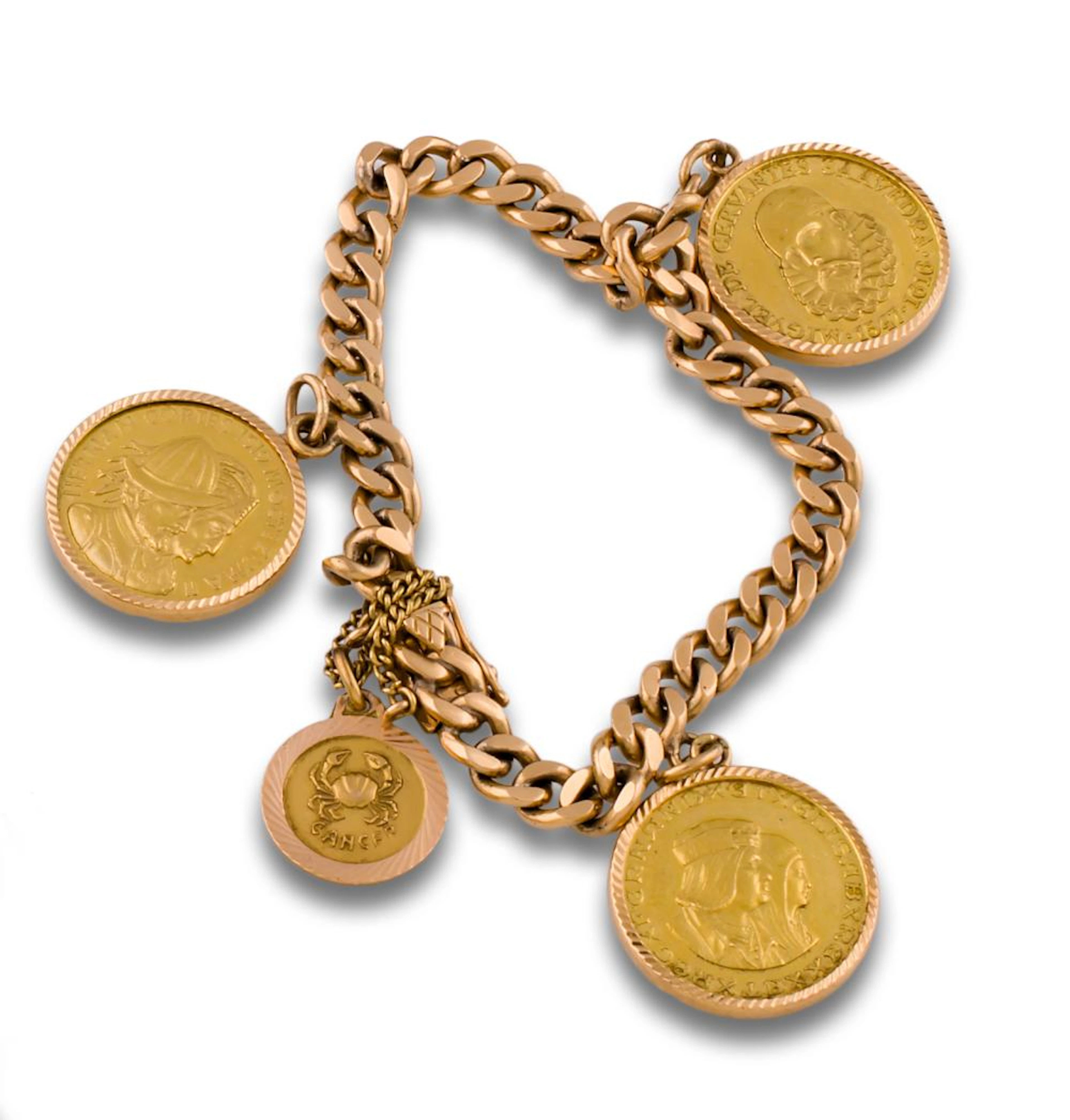 BEARDED BRACELET CHARMS COINS