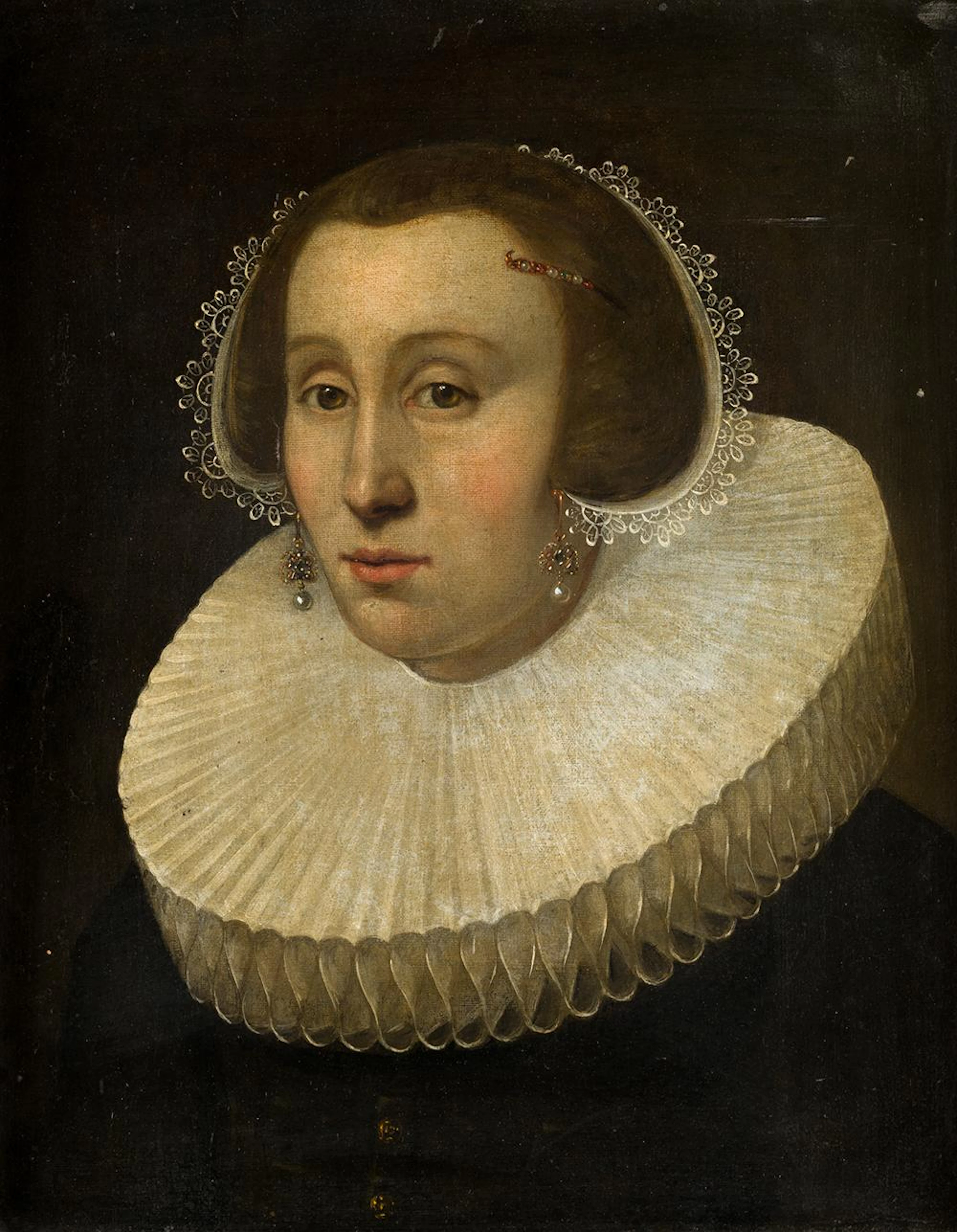 ESCUELA HOLANDESA ( / S.XVII) "Portrait of a Lady", c.1630