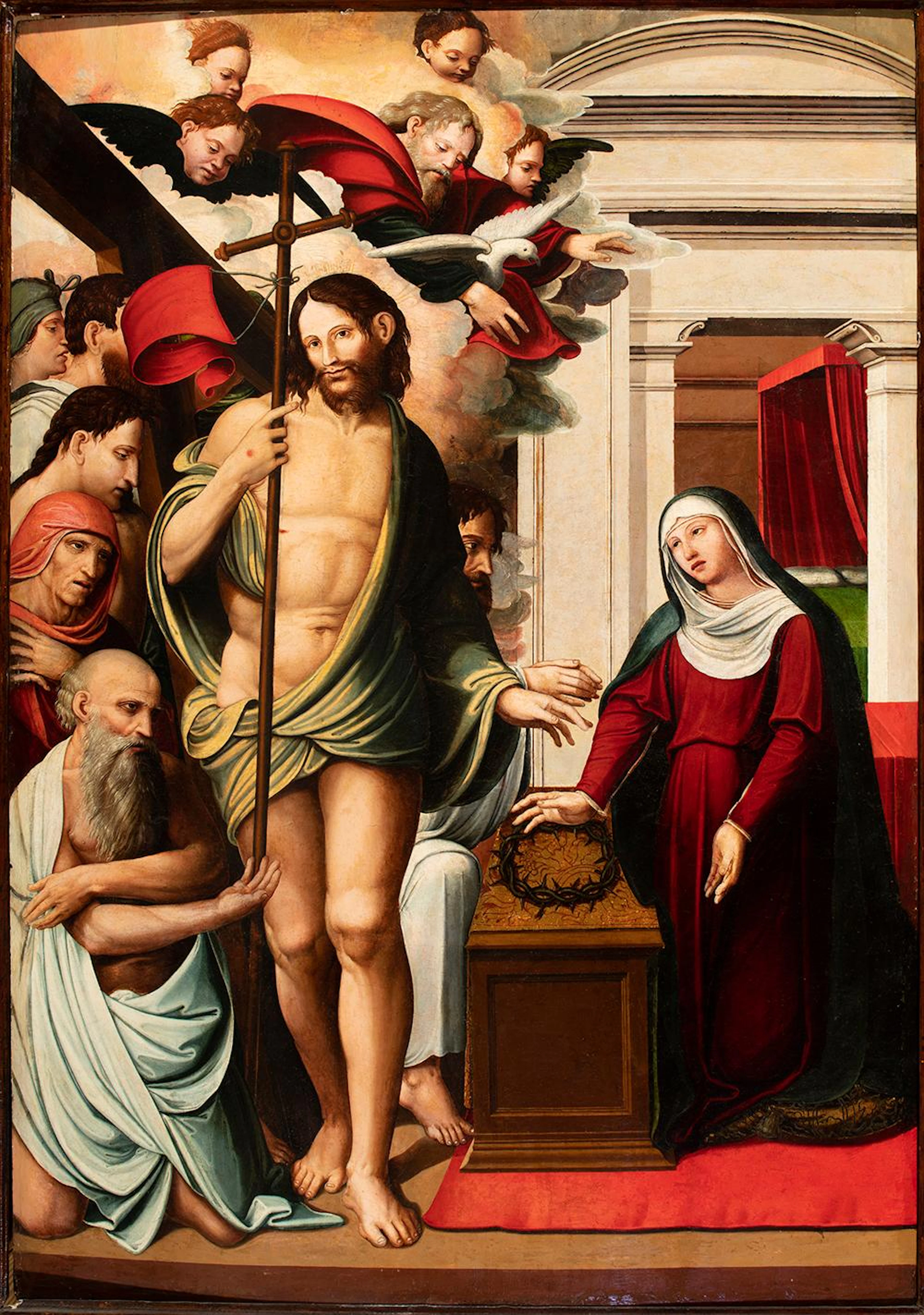 MAESTRO DE ALCIRA (H.1530 / .) "Appearance of the Risen...