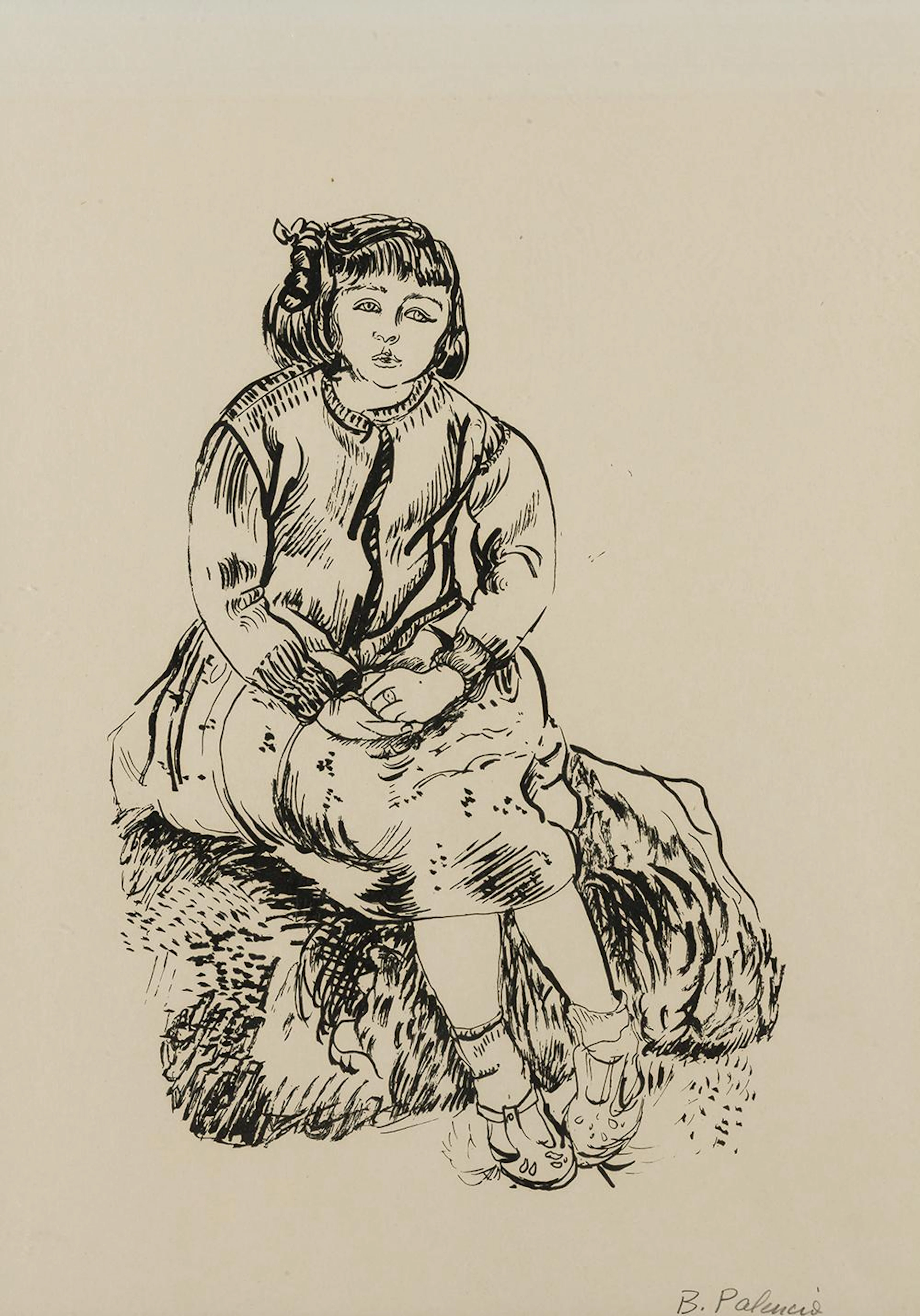 BENJAMÍN PALENCIA (1894 / 1980) "The girl from Vallecas".