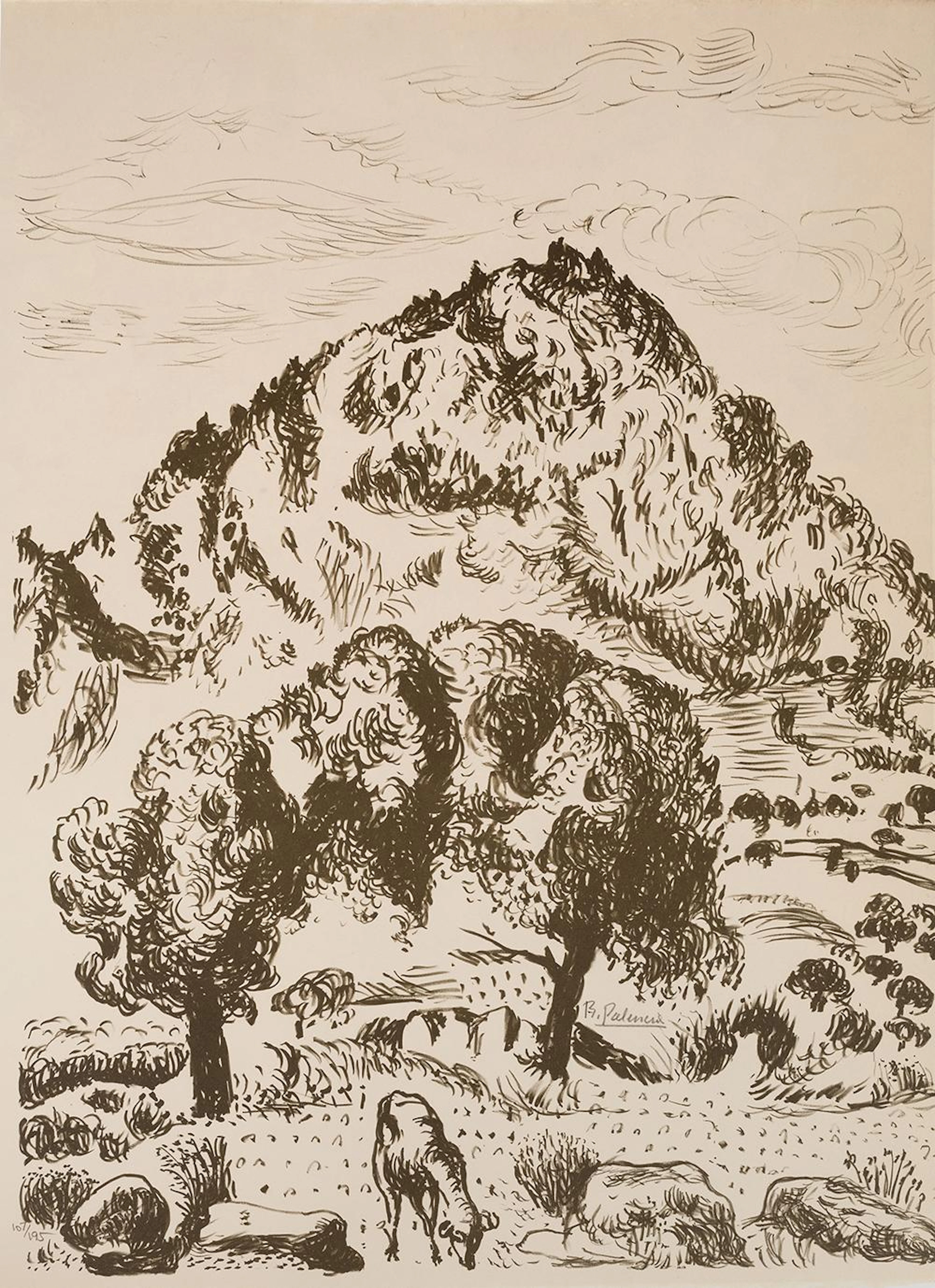 BENJAMÍN PALENCIA (1894 / 1980) "From my corner", 1977