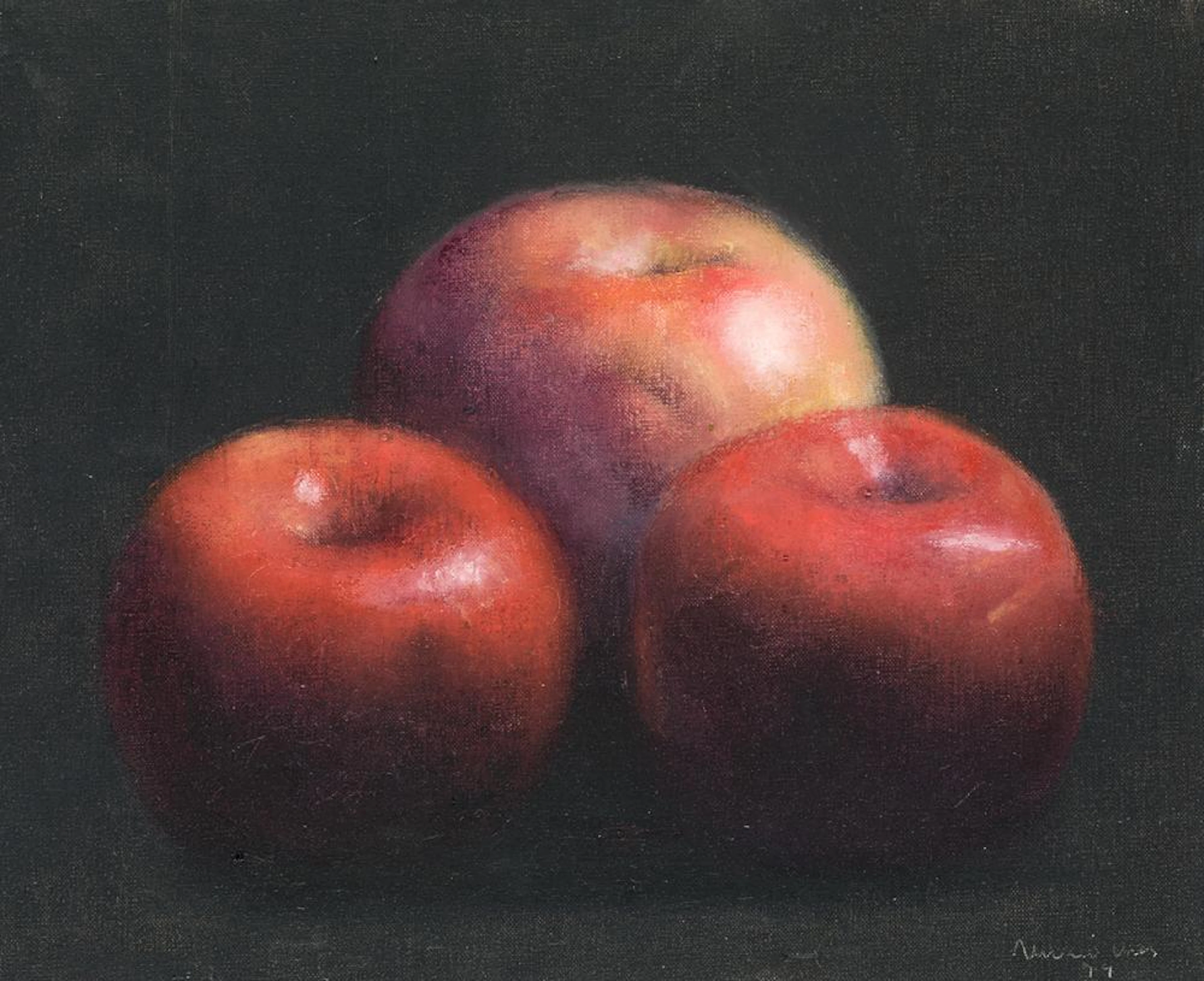 JOSEP NAVARRO VIVES (1931 / .) "Three Apples", 1979