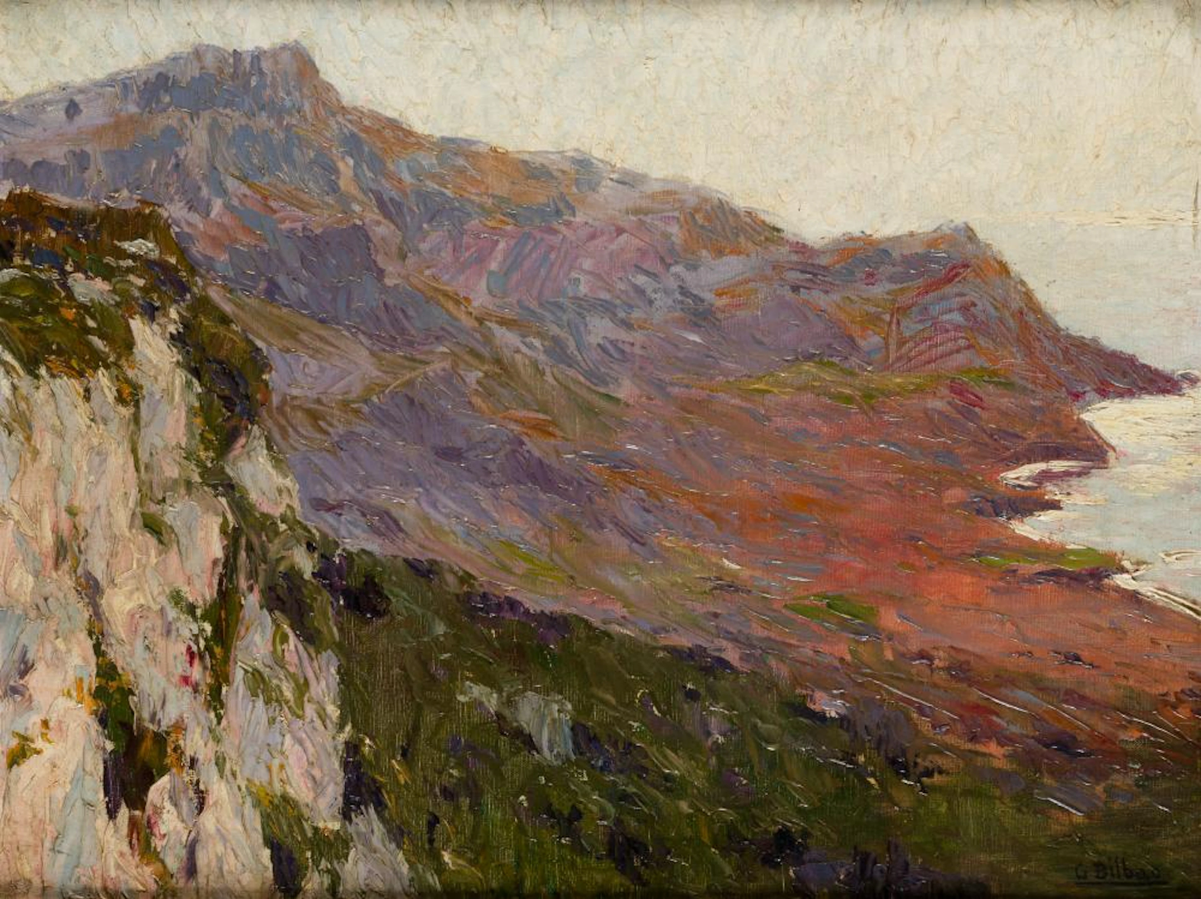 GONZALO BILBAO. Seville (1860) / Madrid (1938). "Coastal landscape".