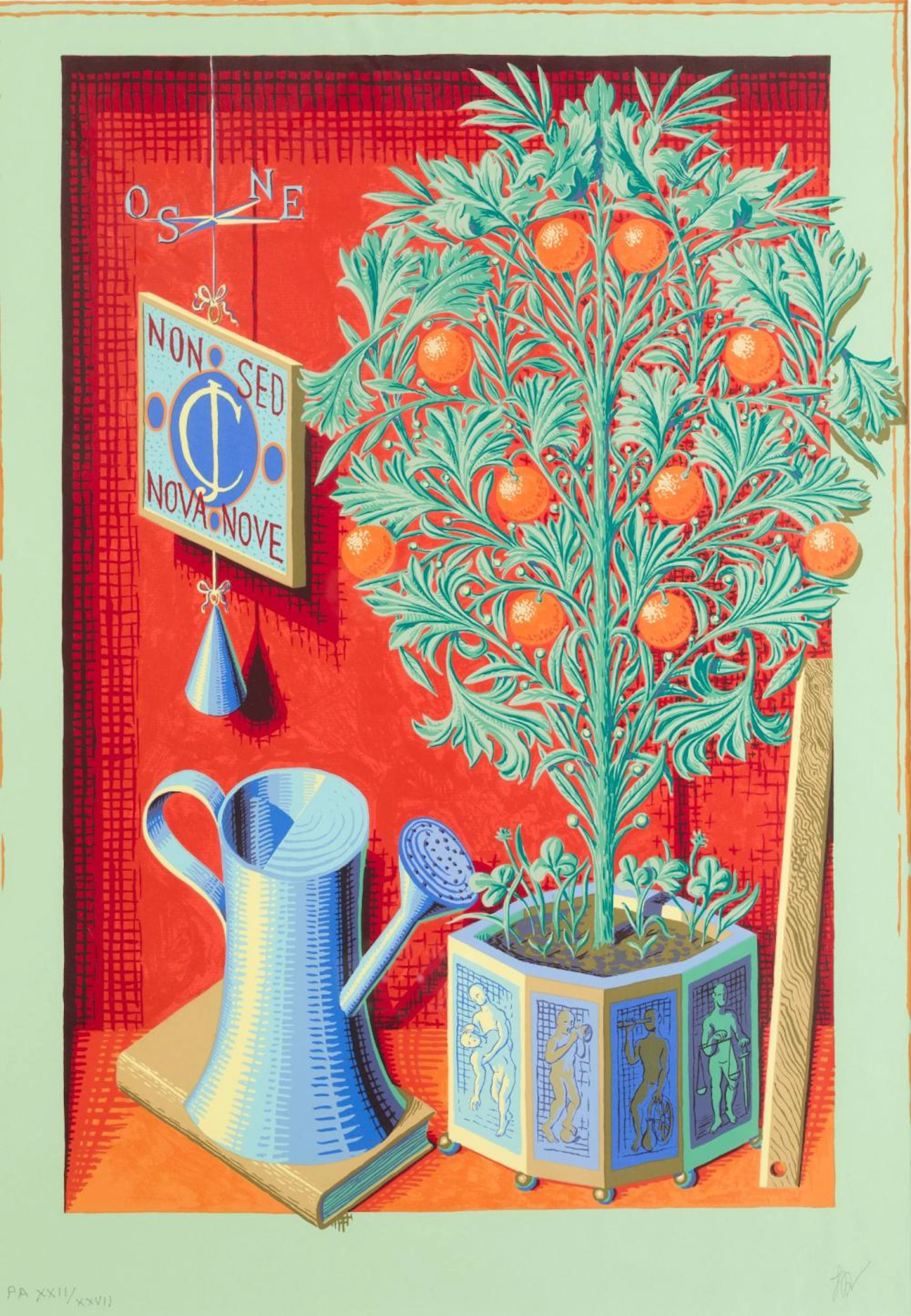 GUILLERMO PÉREZ VILLALTA. Tarifa (Cadiz) (1948). "Untitled". 70 x 49 cm.