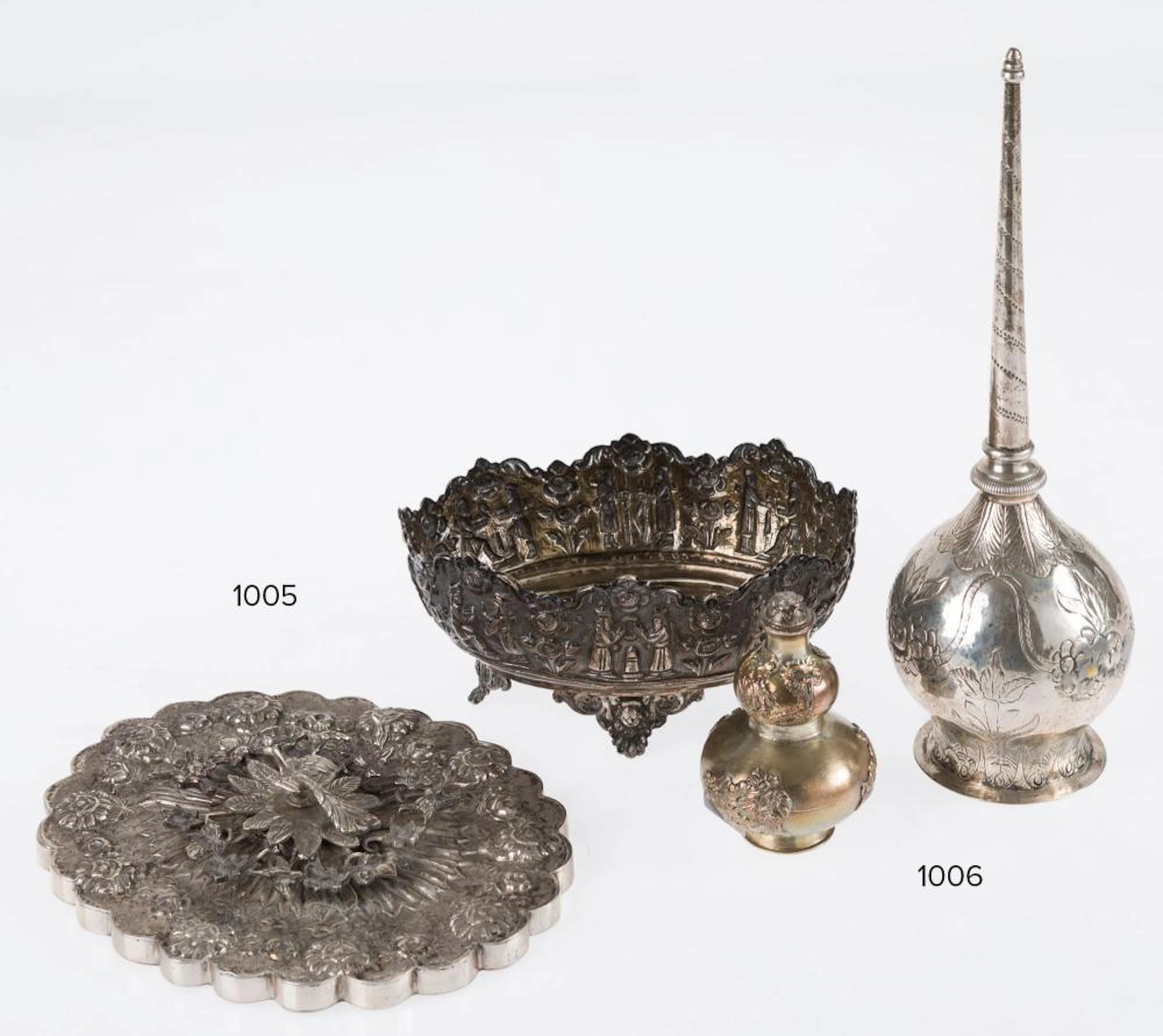 Turkish silver mirror