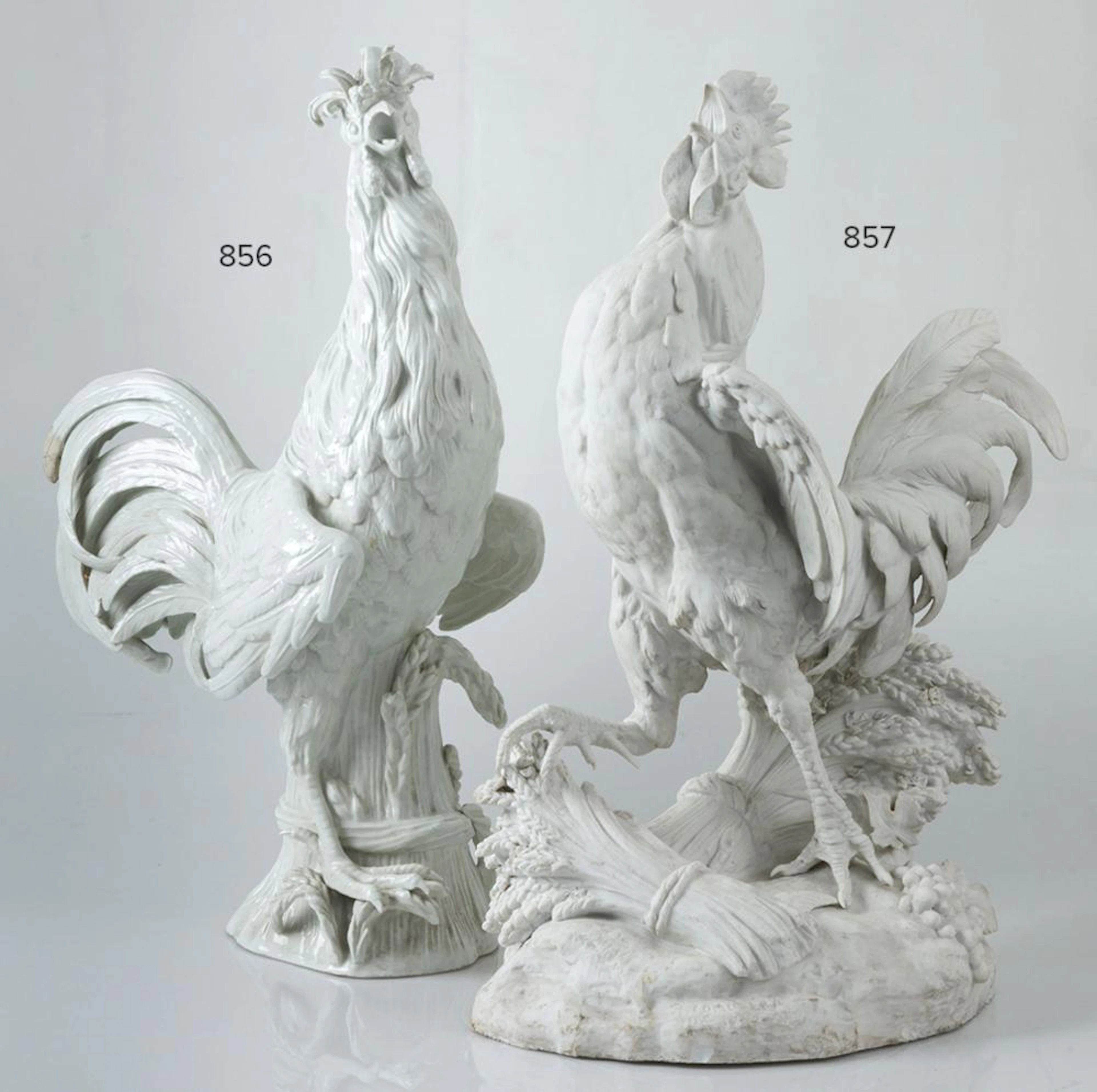Porcelain rooster.