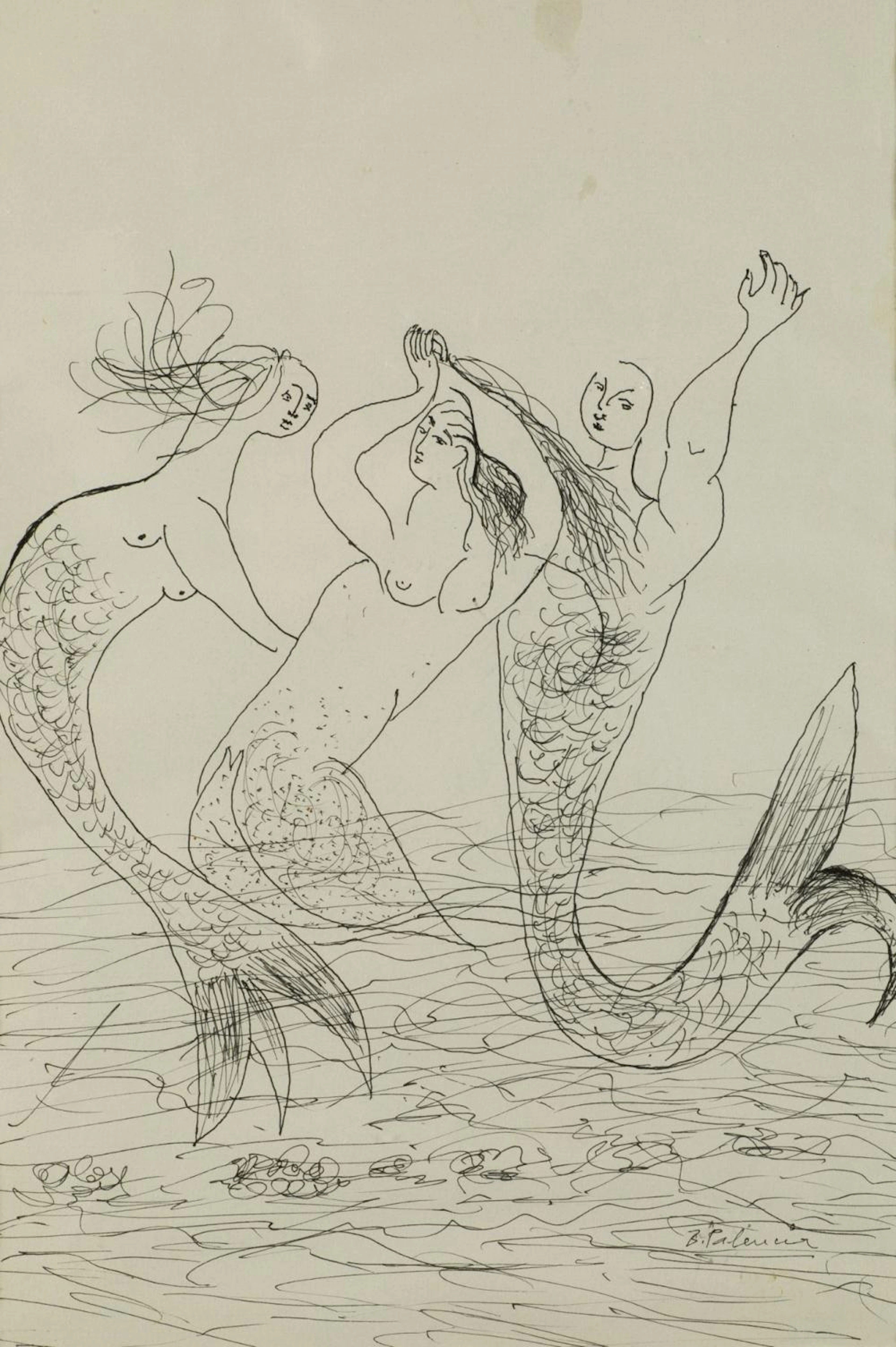 BENJAMÍN PALENCIA. Barrax (Albacete) (1894) / Madrid (1980). "Sirens".