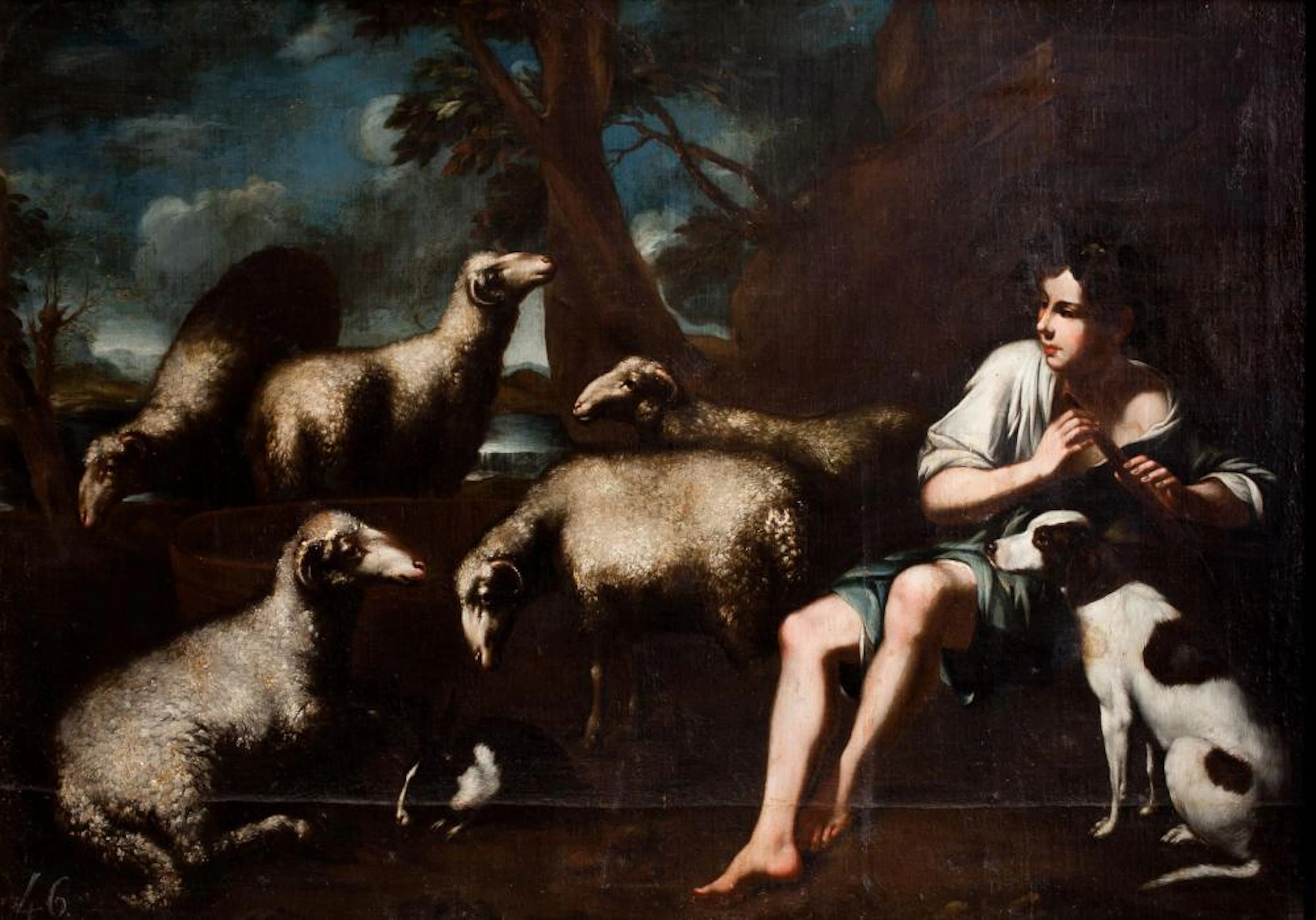 ITALIAN SCHOOL (17TH CENTURY) "Shepherd of Arcadia