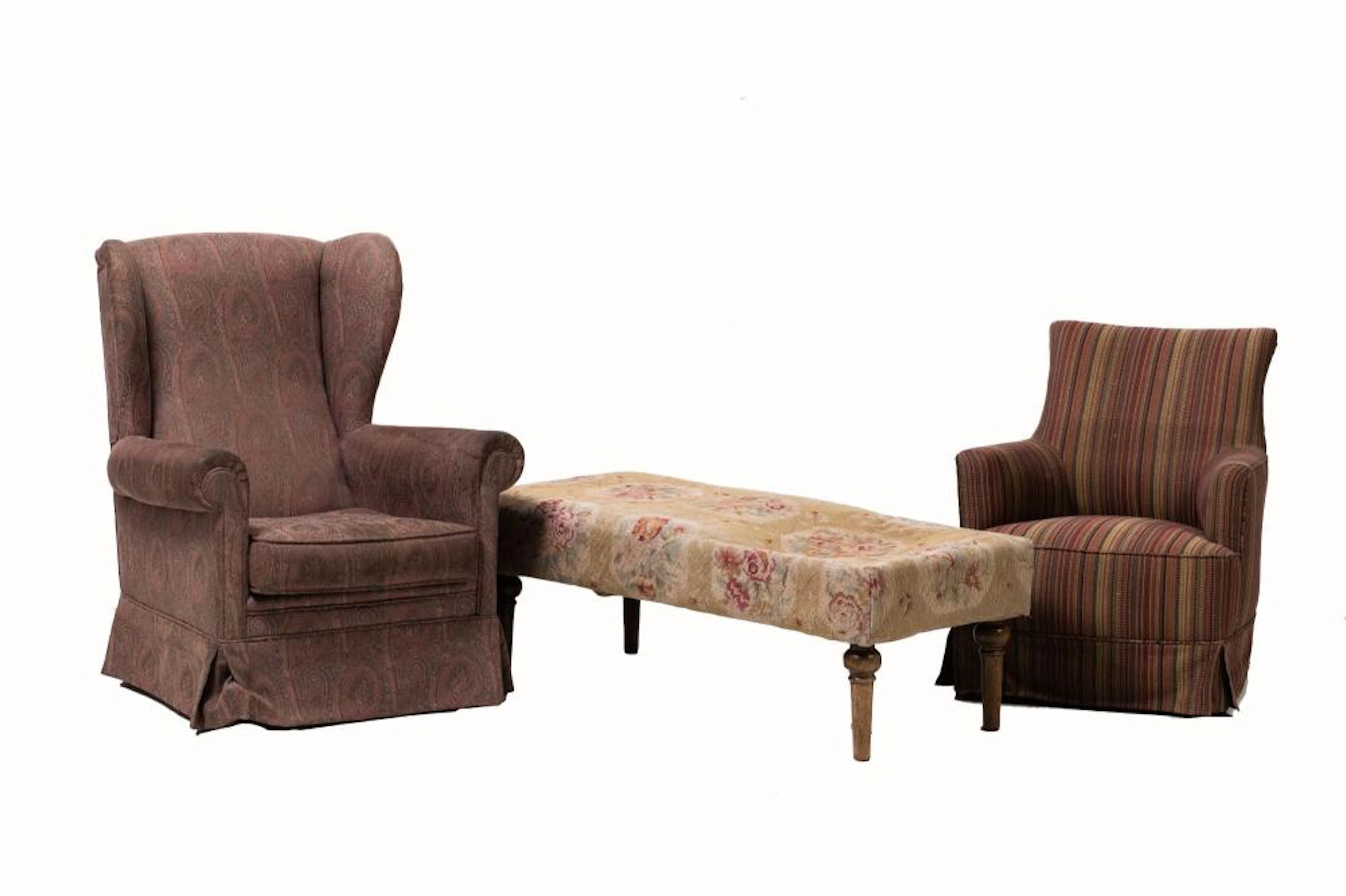 Etro upholstered armchair, 20th century.