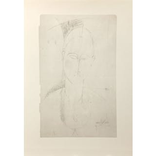 Amadeo Modigliani: "Ritratto di donna" 2593/3000