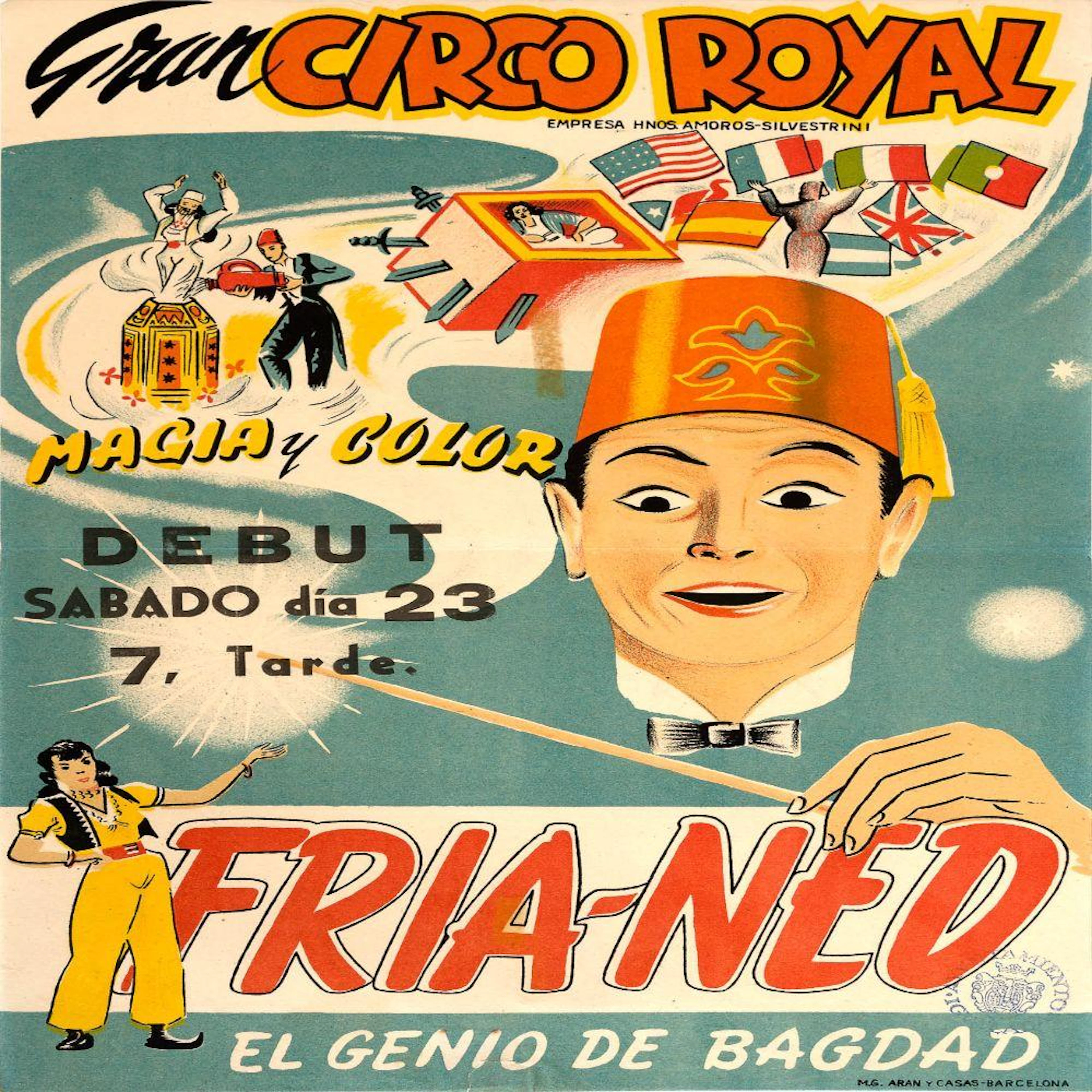 Poster GRAN CIRCO ROYAL. FRIA-NED