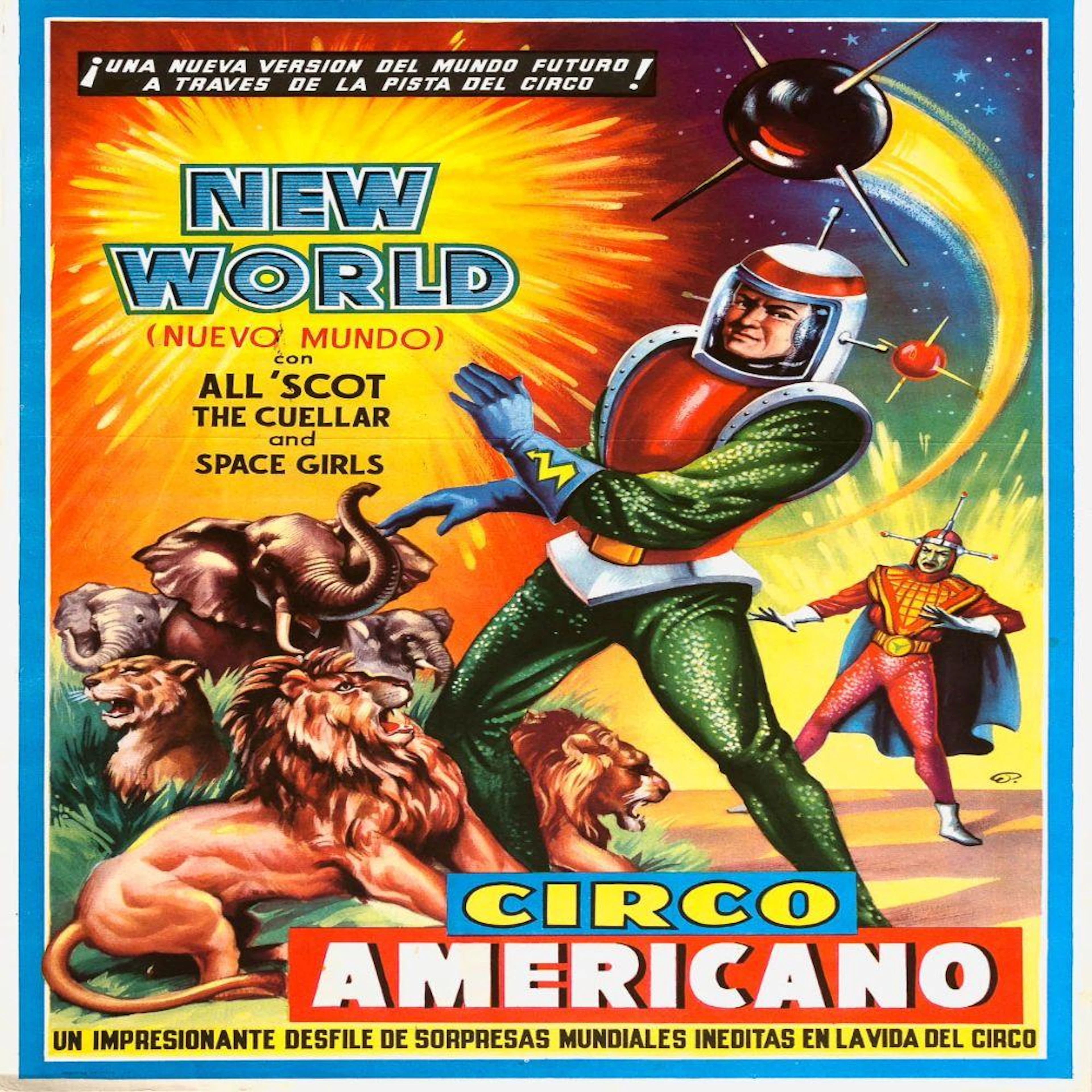 Poster NEW WORLD. CIRCO AMERICANO. P.