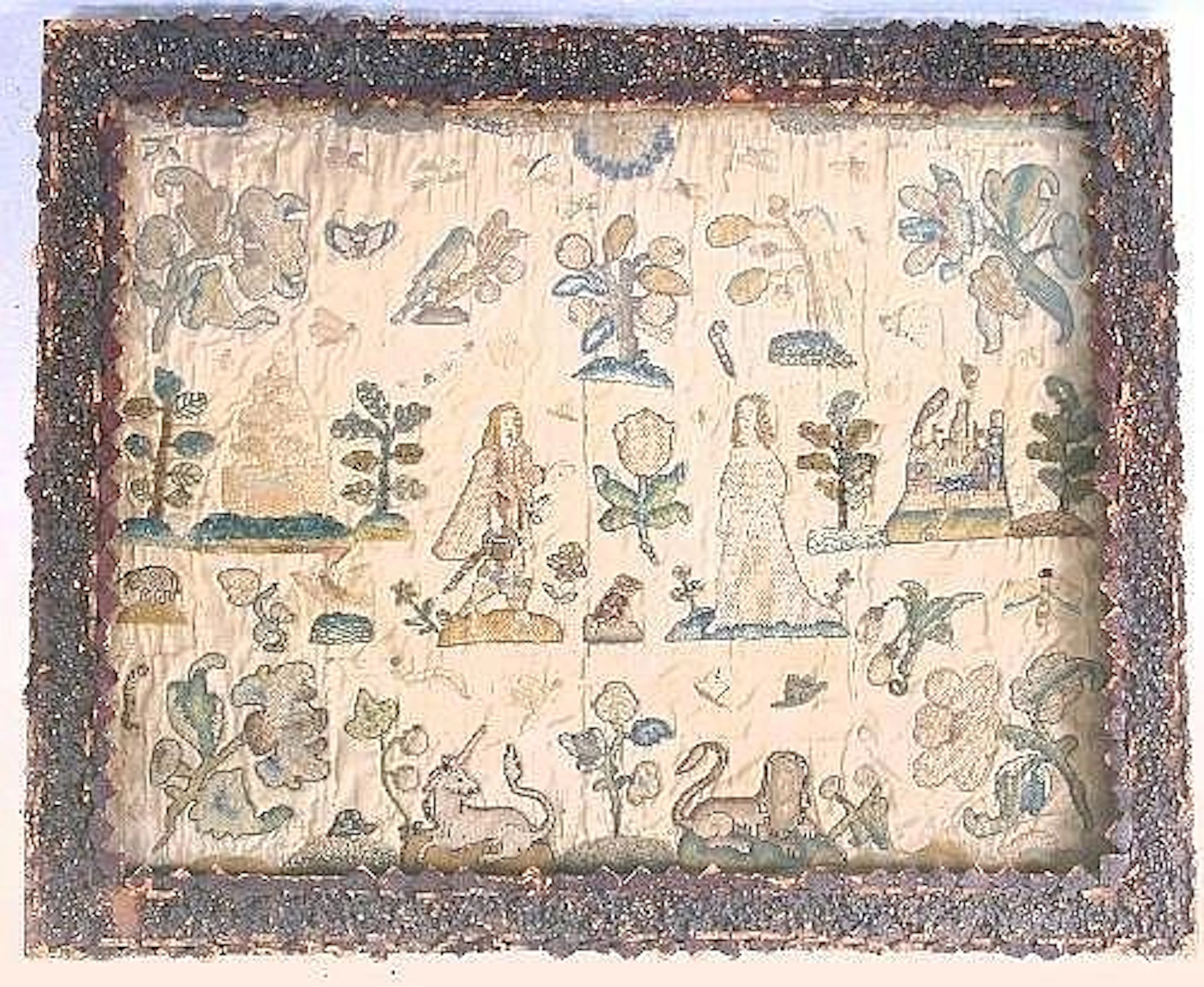 An English needlework