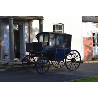 A 19th century single Brougham type horse-drawn carriage by Frederick