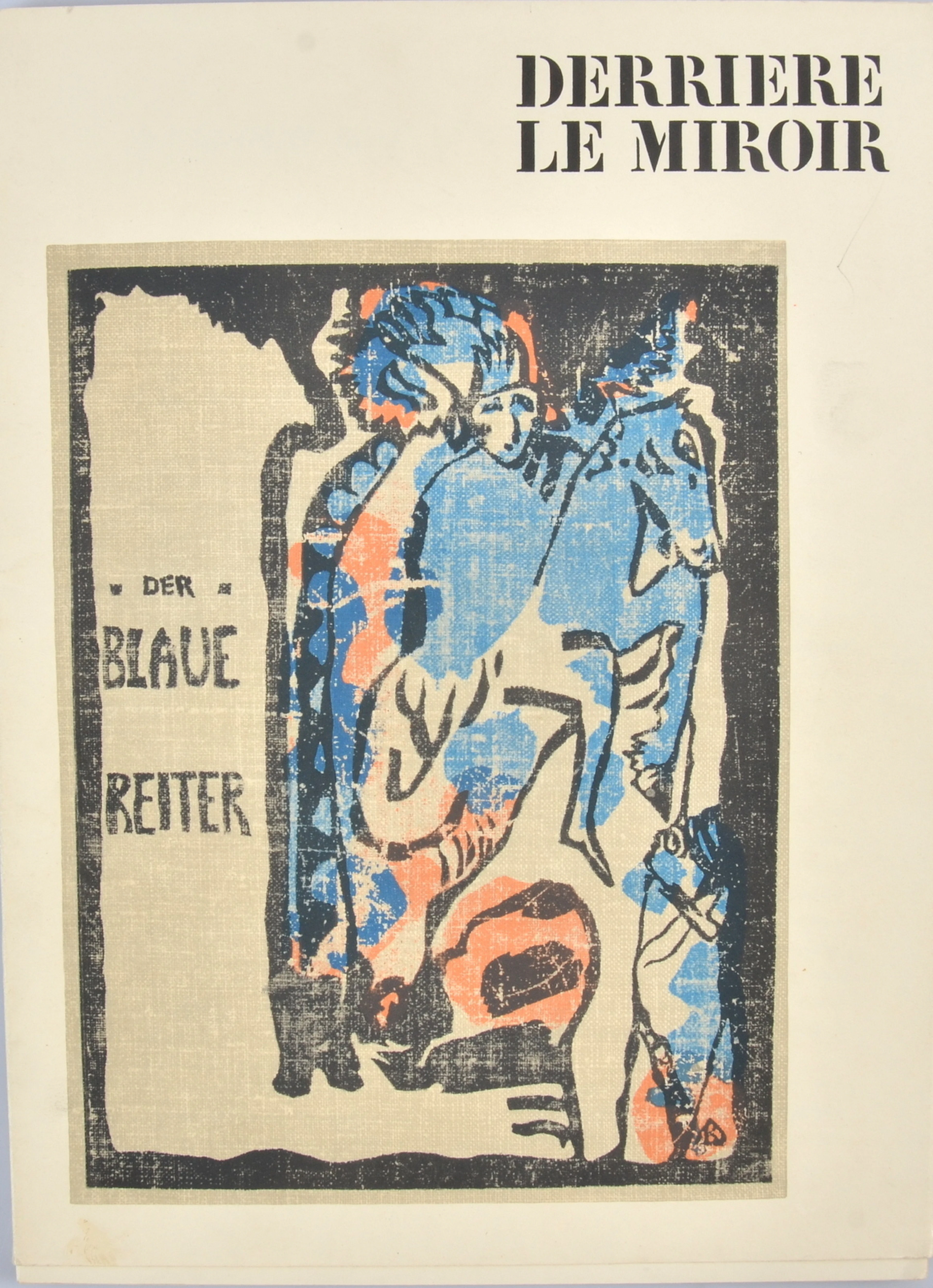 DER BLAUE REITER. Derriere Le Miroir - 1962.