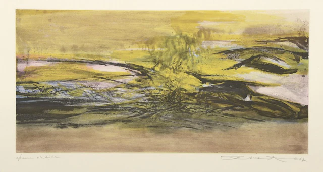 ZAO WOU KI (1921-2013) Composition, 1967 Eau forte et