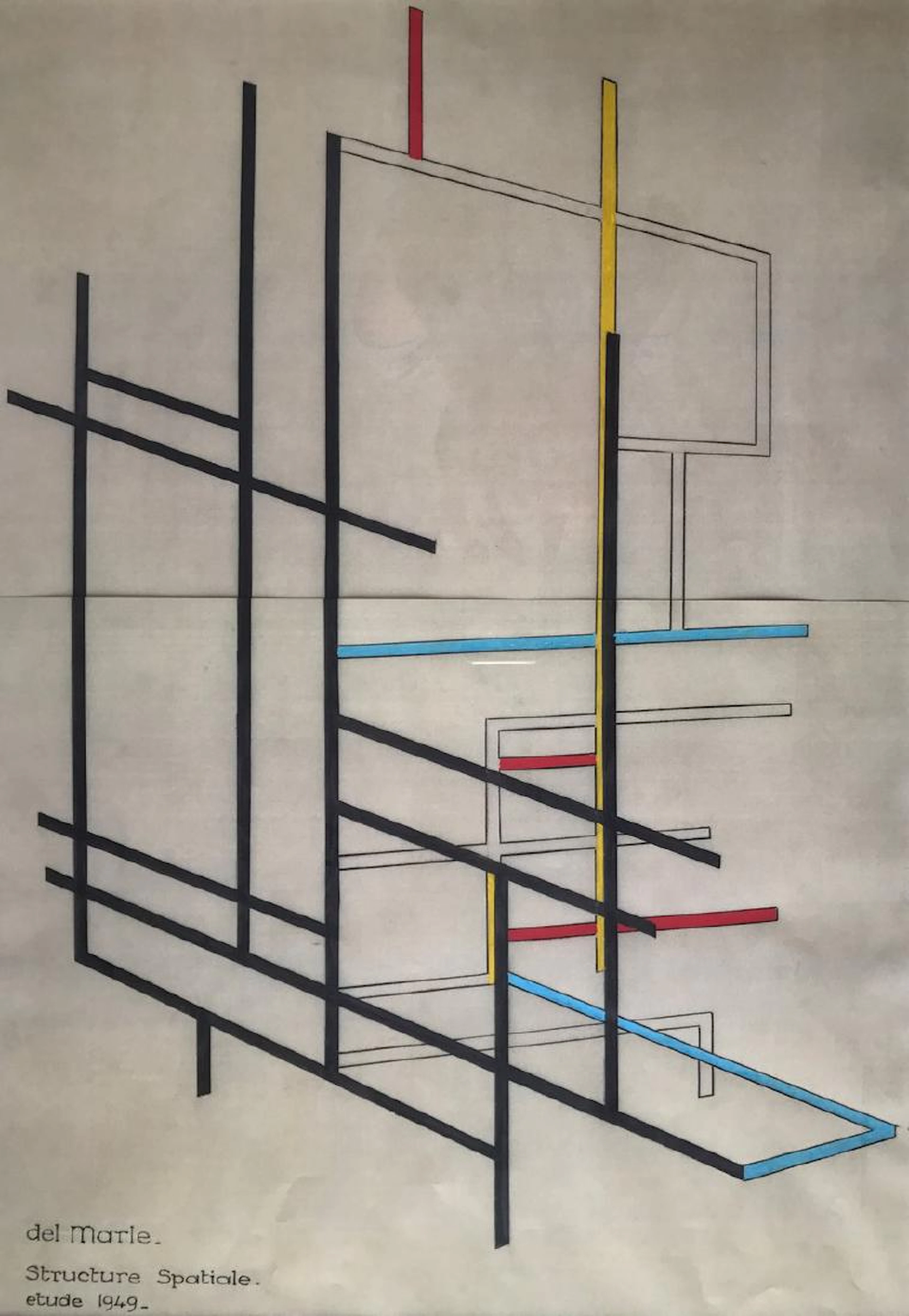 FÉLIX DEL MARLE (1889-1952)  Structure spatiale