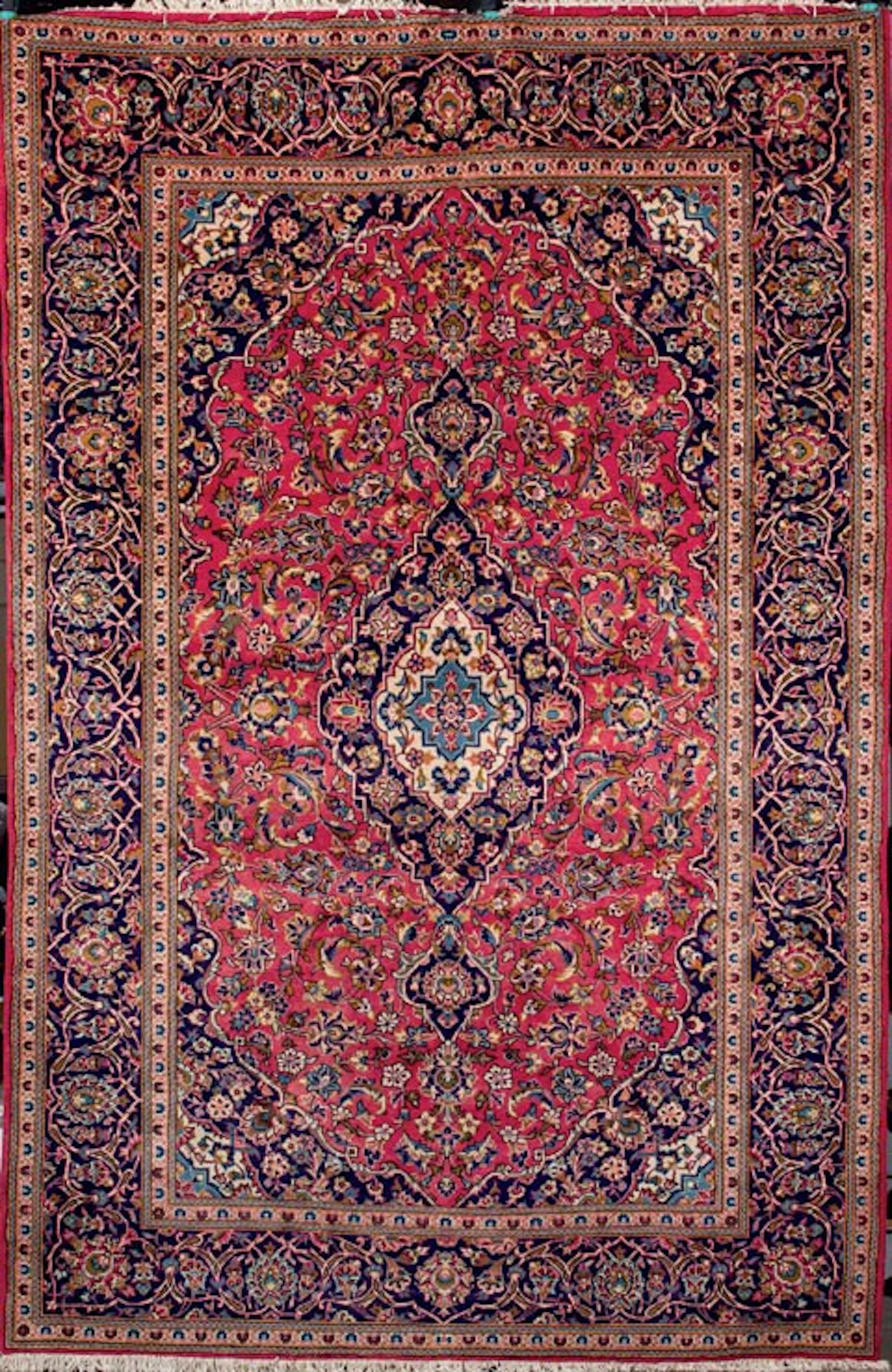 Alfombra Kashan de lana. Irán