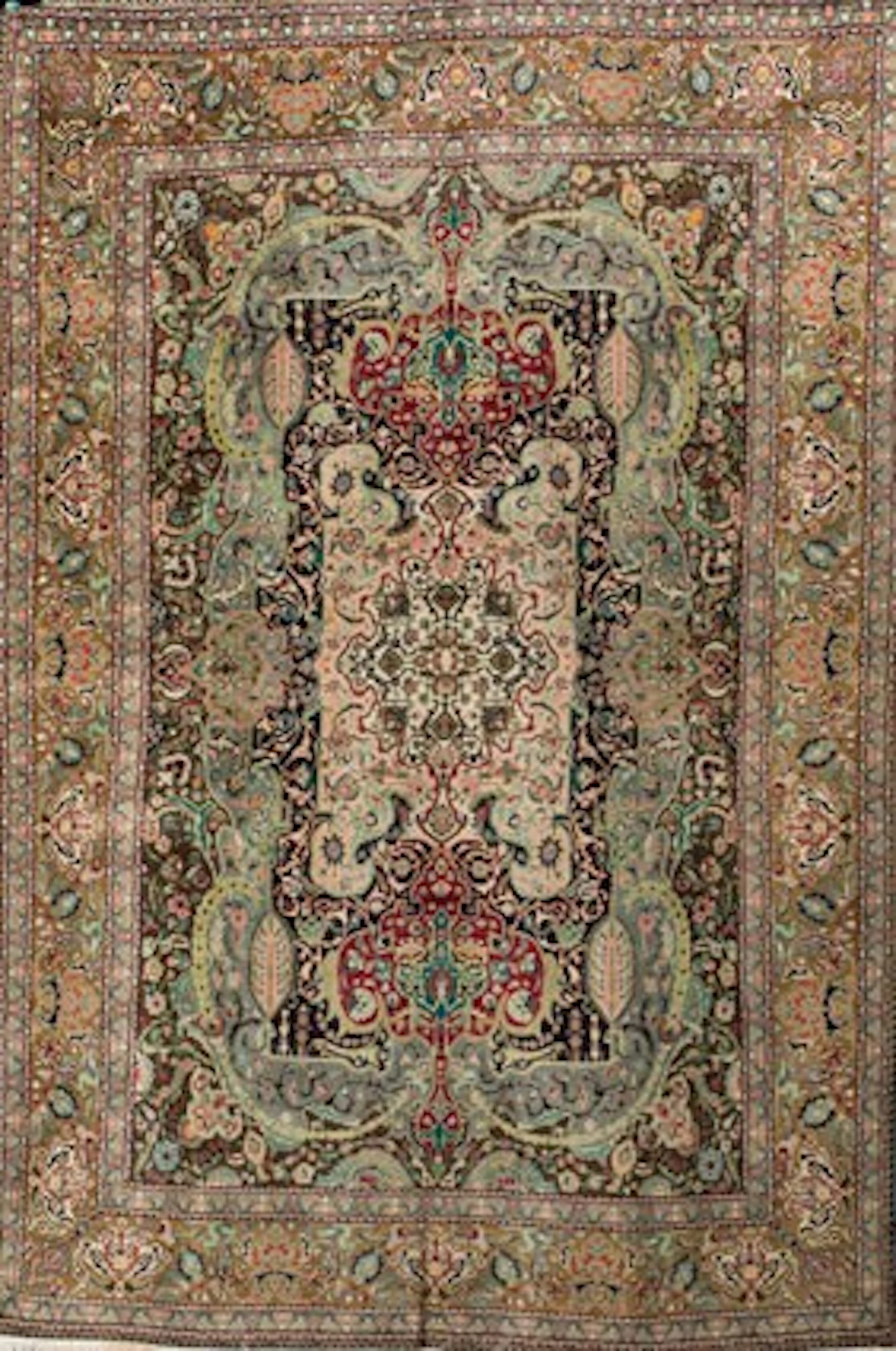 Alfombra Tabriz de lana. Irán