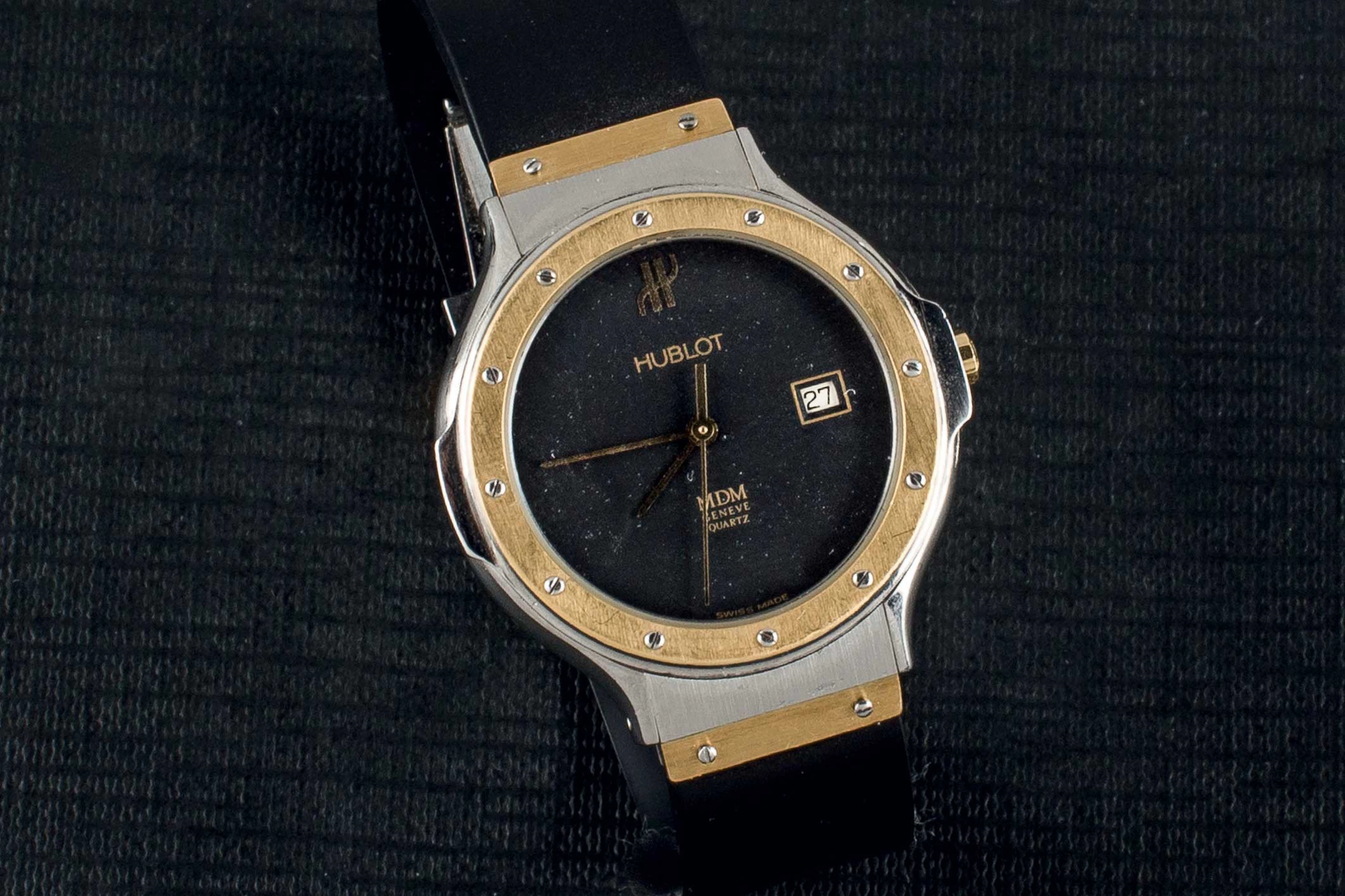Hublot de acero y oro