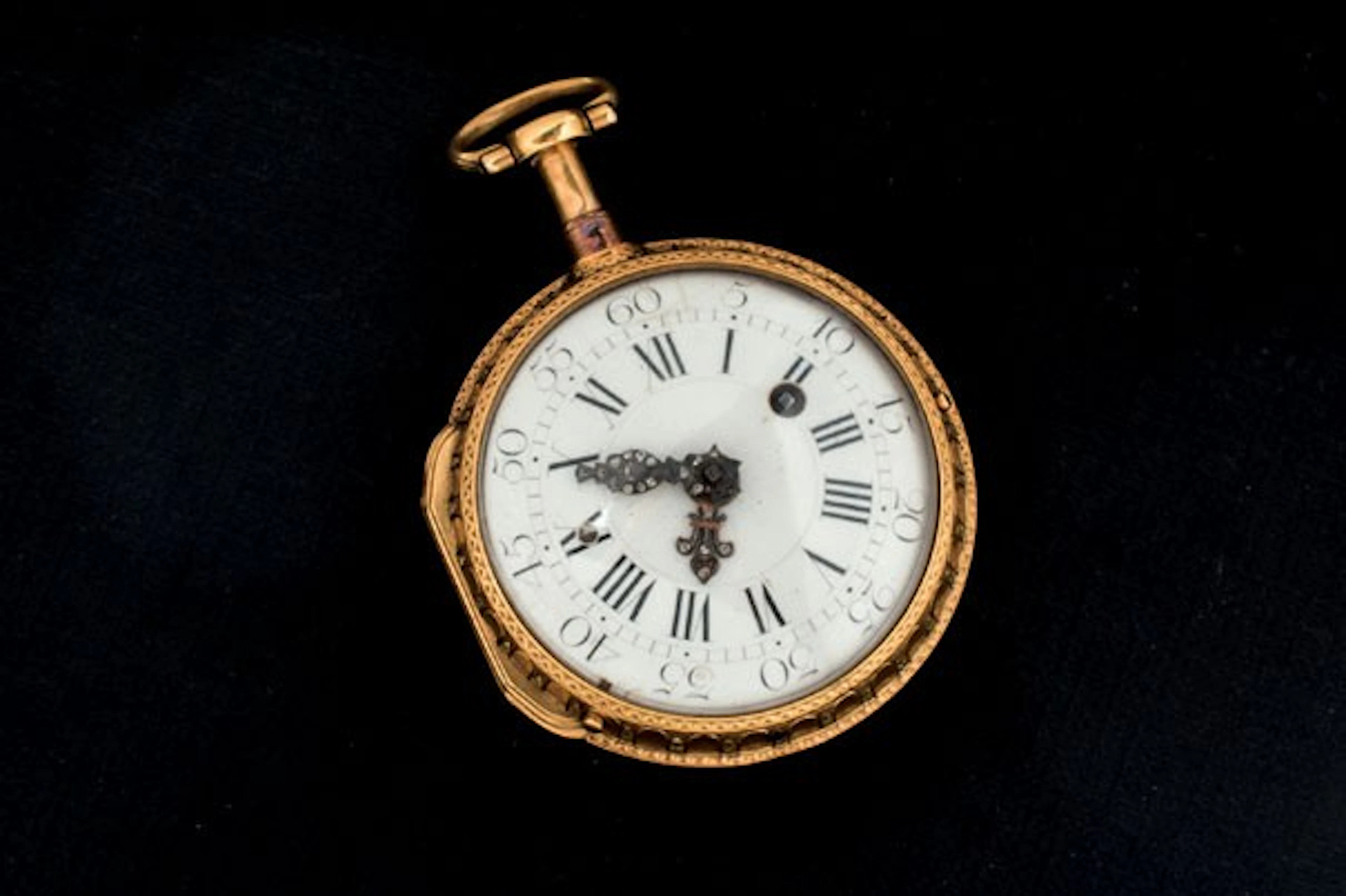 Reloj catalina en oro. París, h. 1780