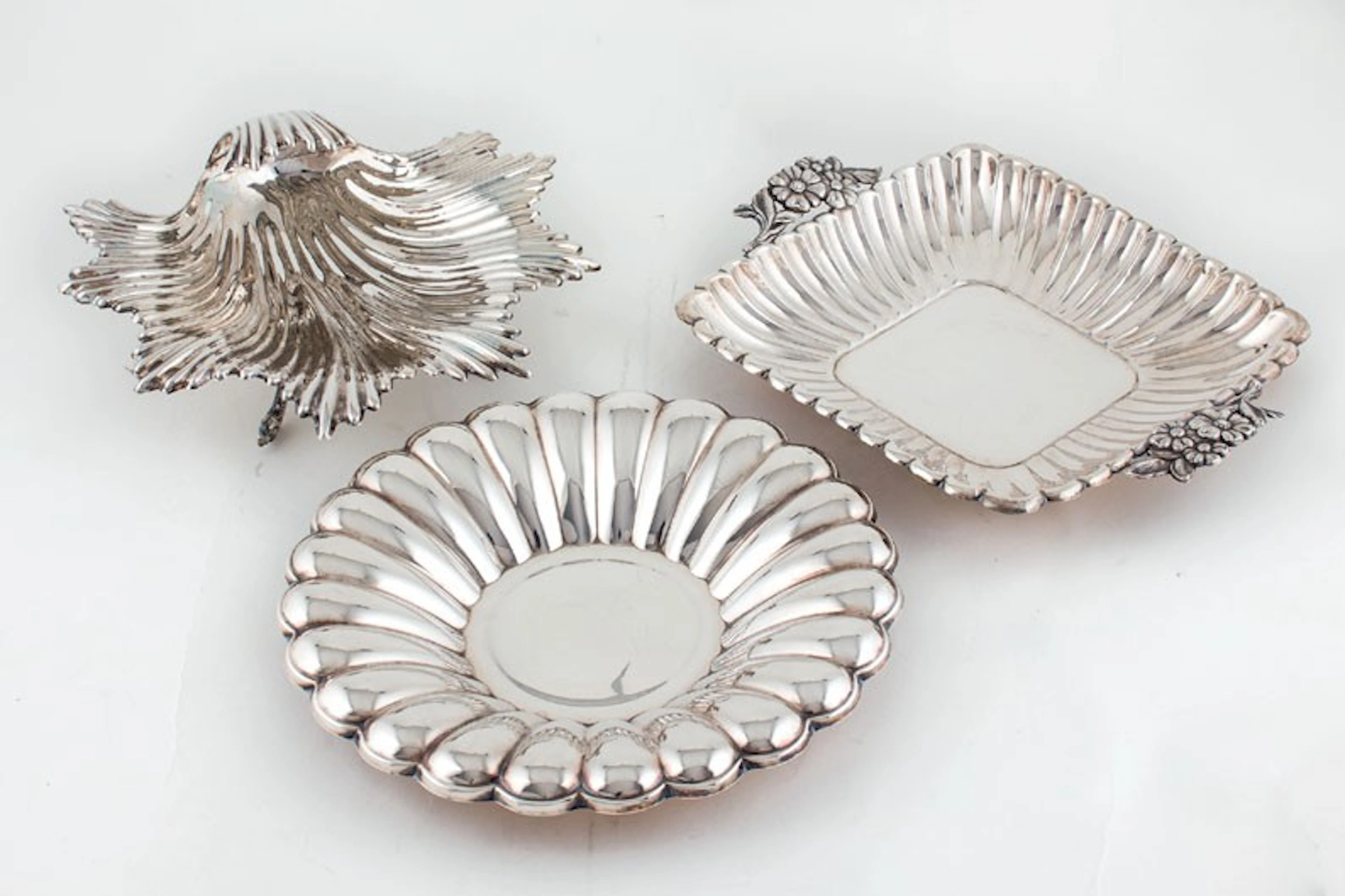 Tres centros de plata española