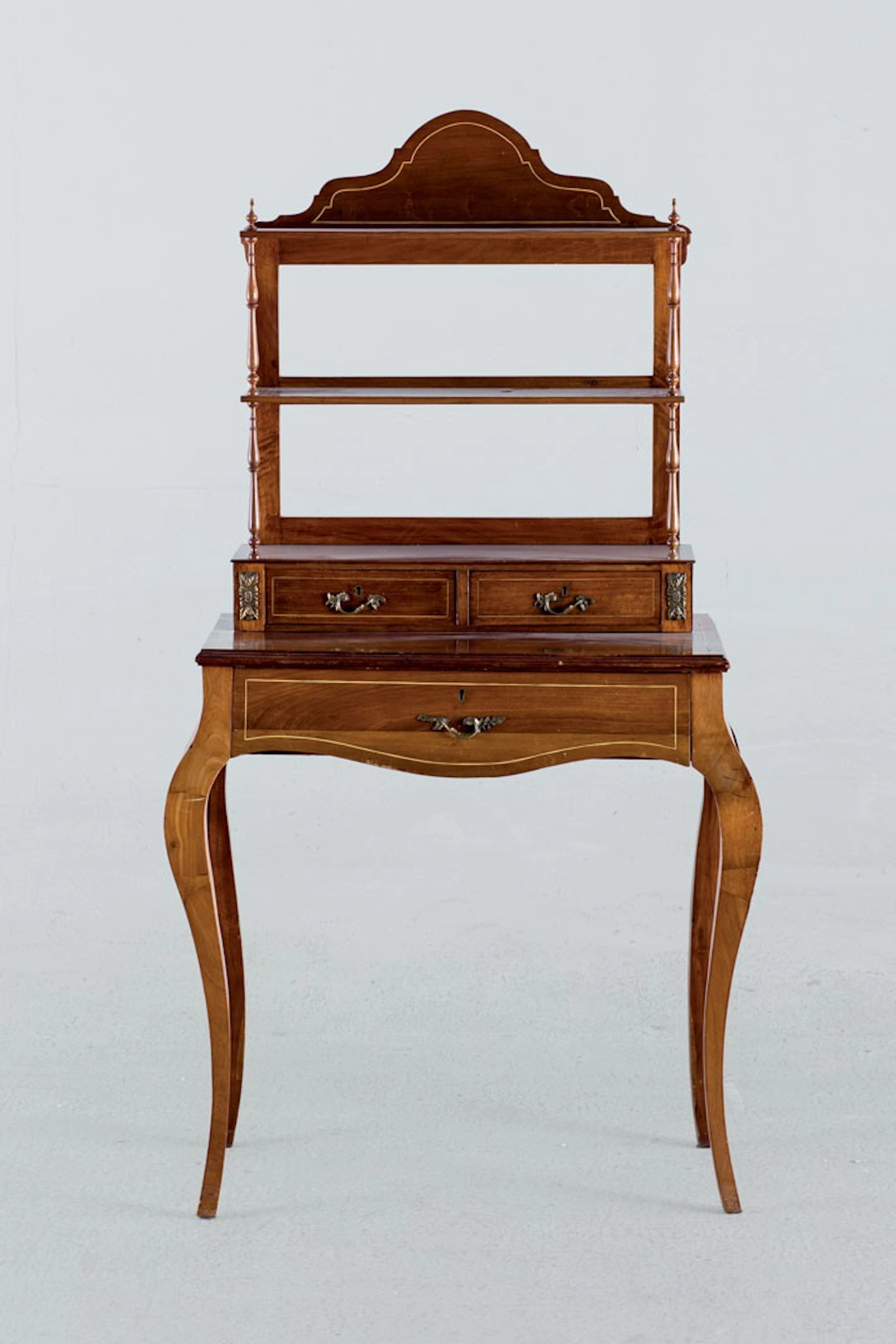 Mueble escritorio antiguo. Caoba