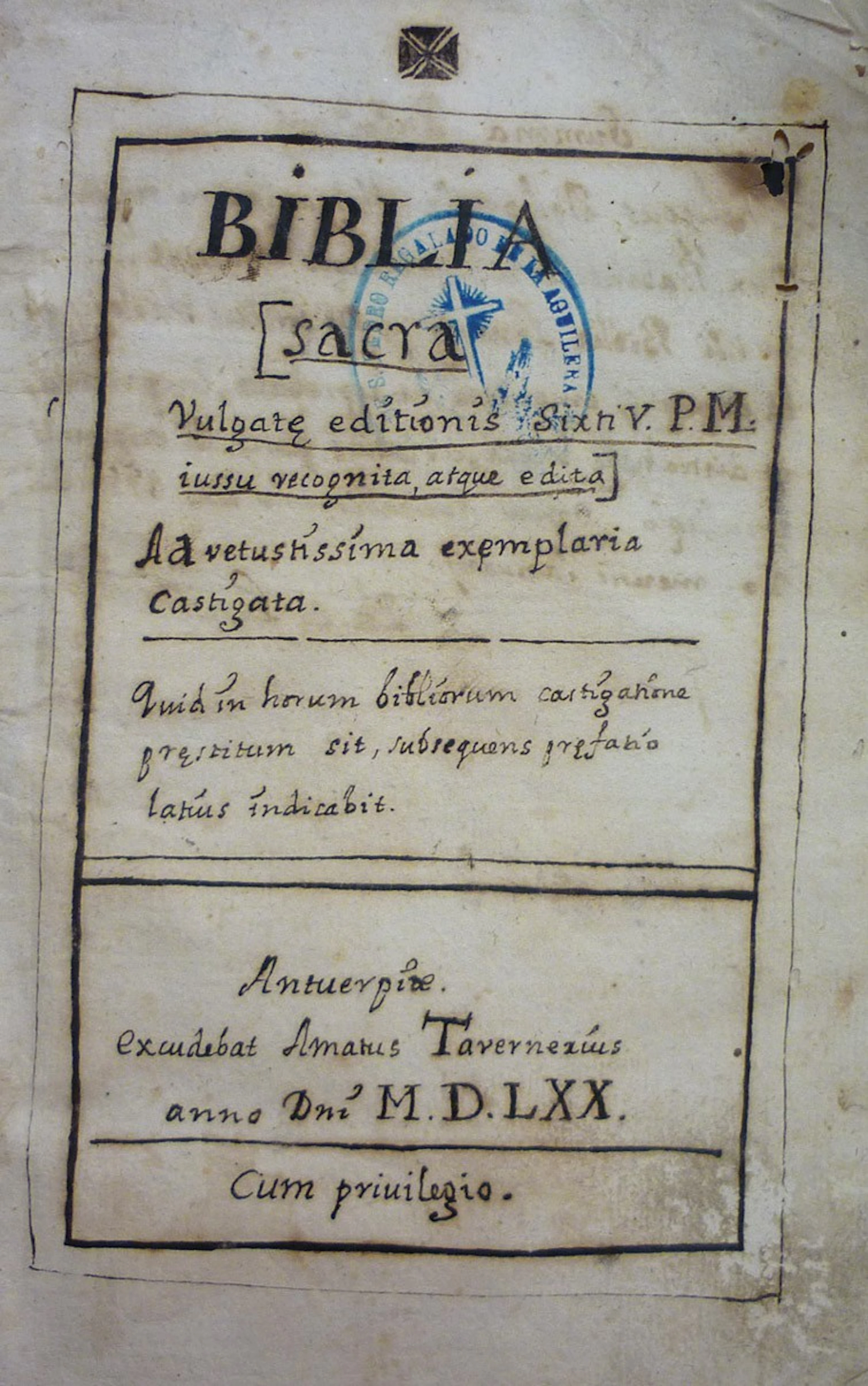 Biblia Sacra, vulgatae editionis