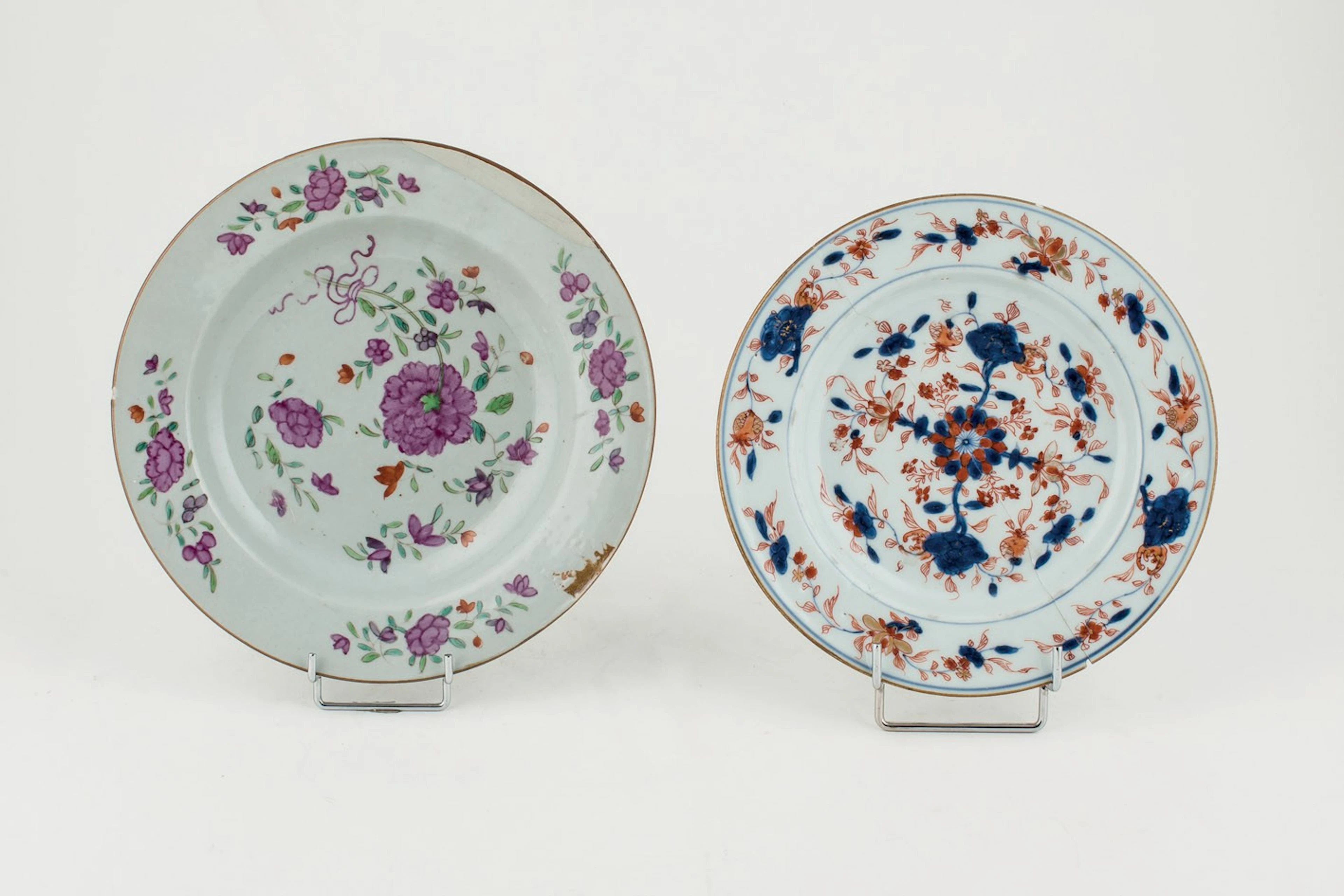 Trece platos porcelana china, Compañia de Indias