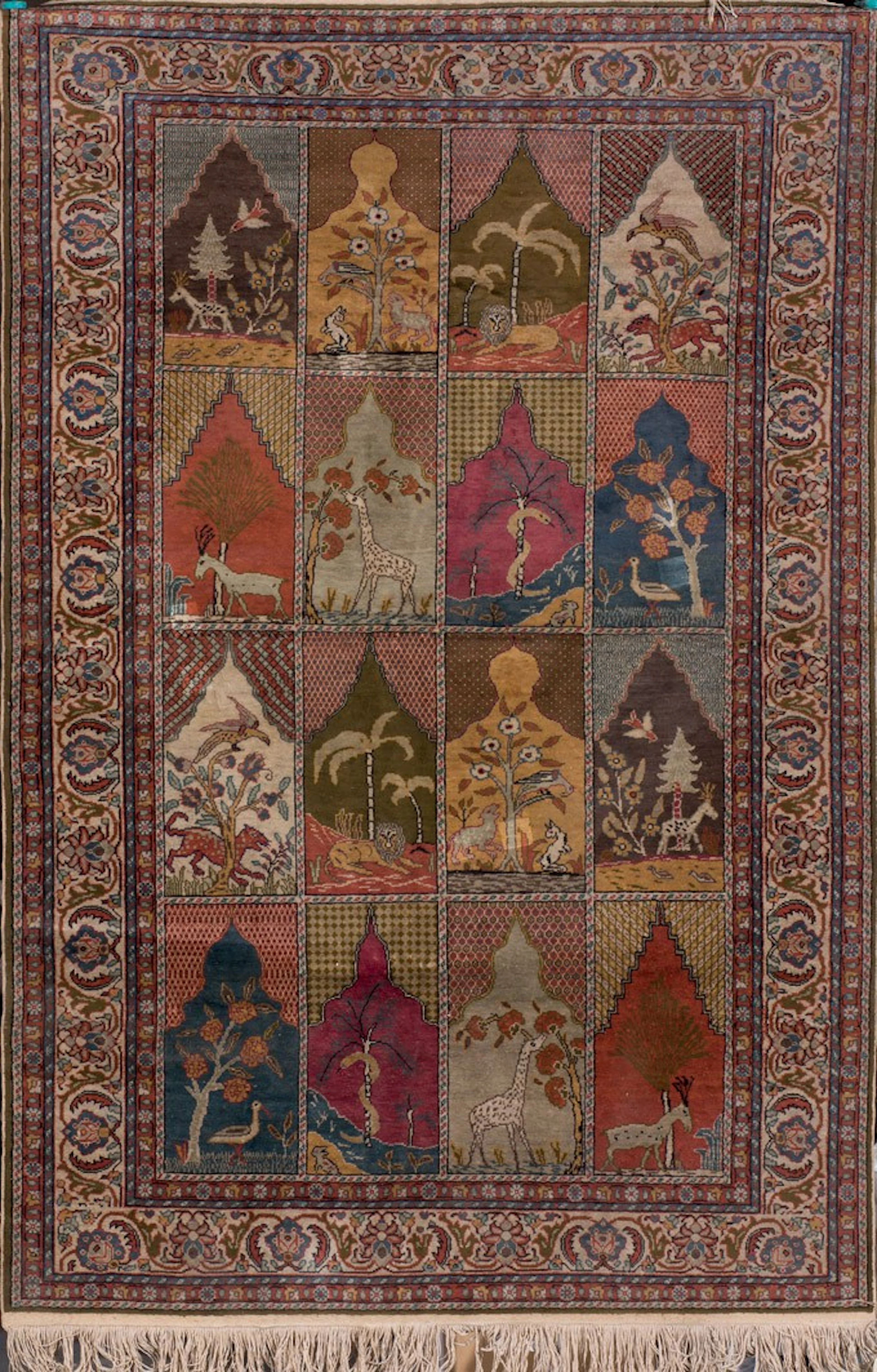 Alfombra turca Kayseri de lana