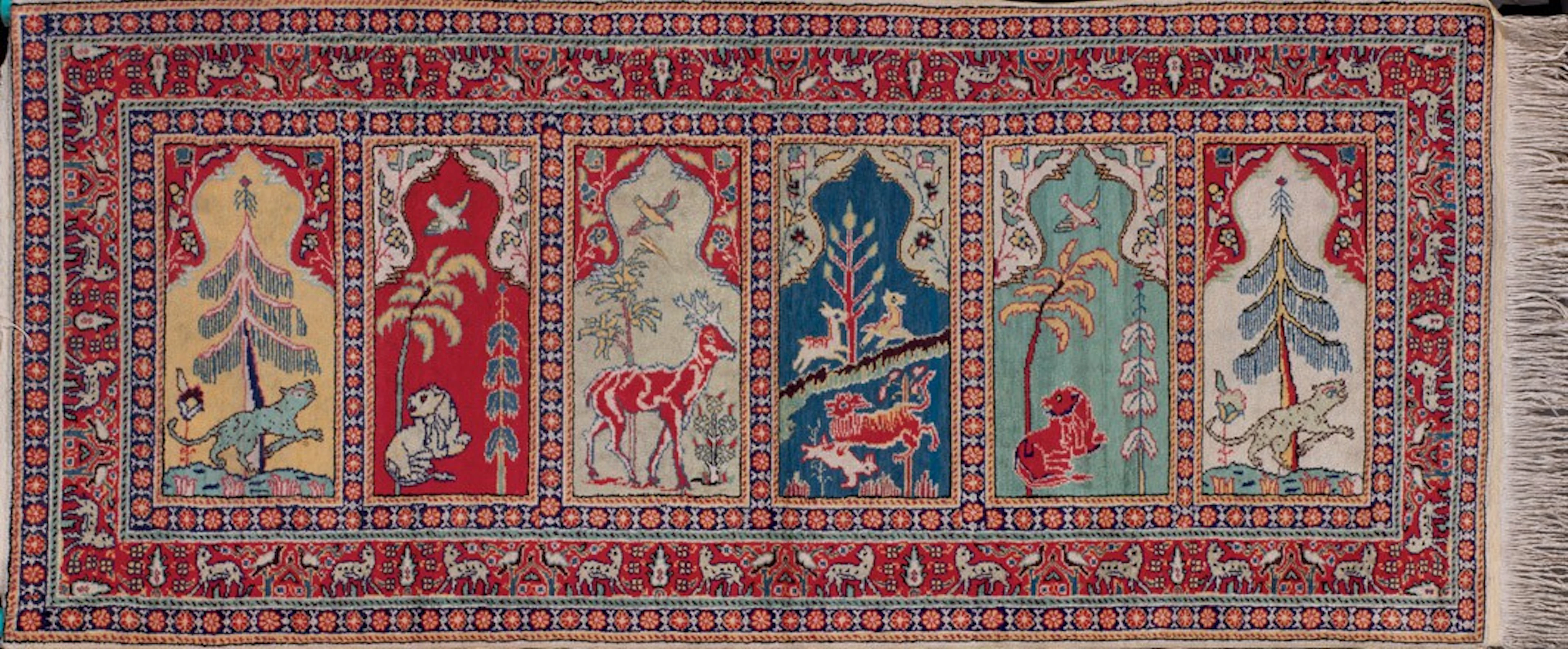 Alfombra turca Kayseri de lana