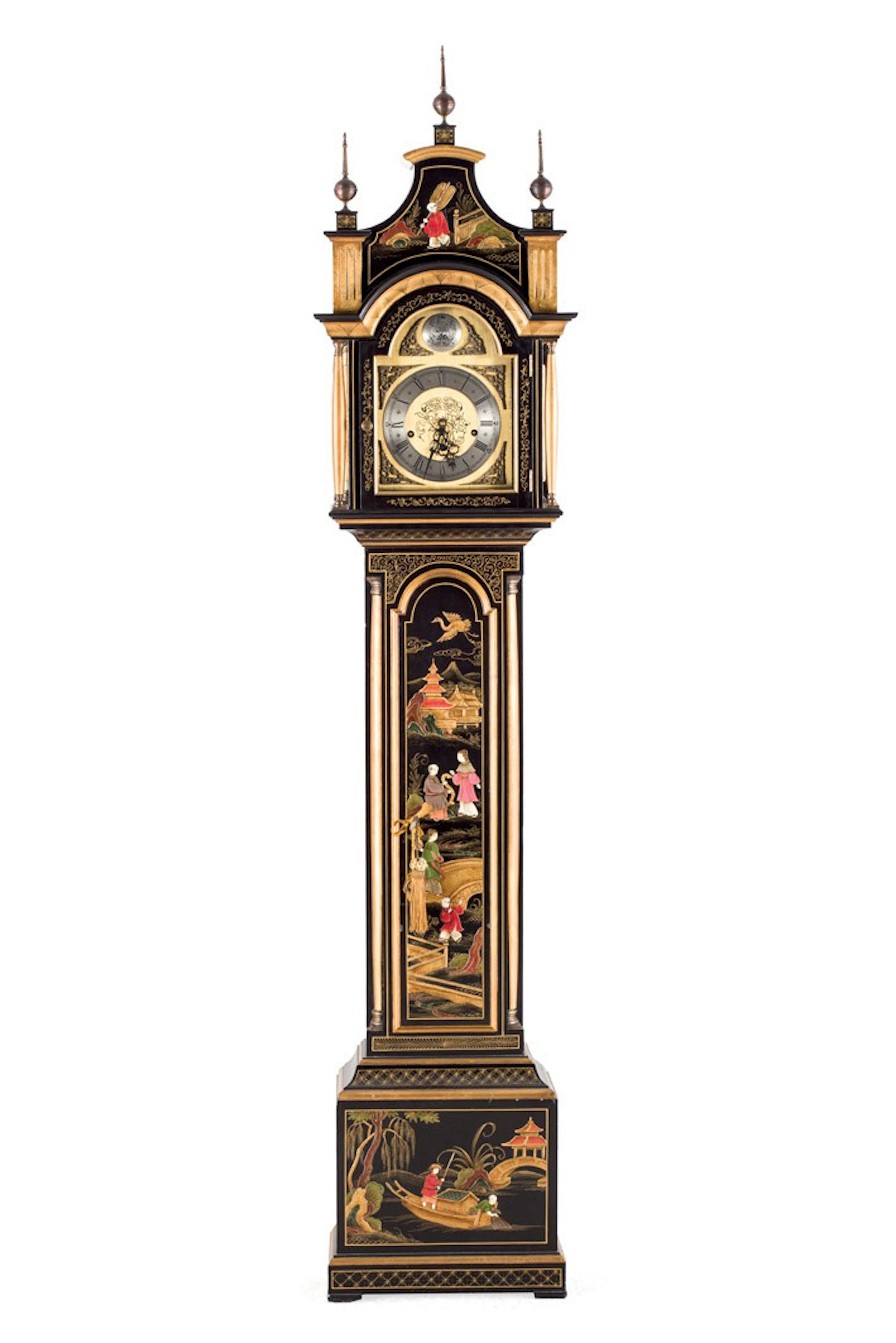 Reloj carillón de antesala, estilo inglés