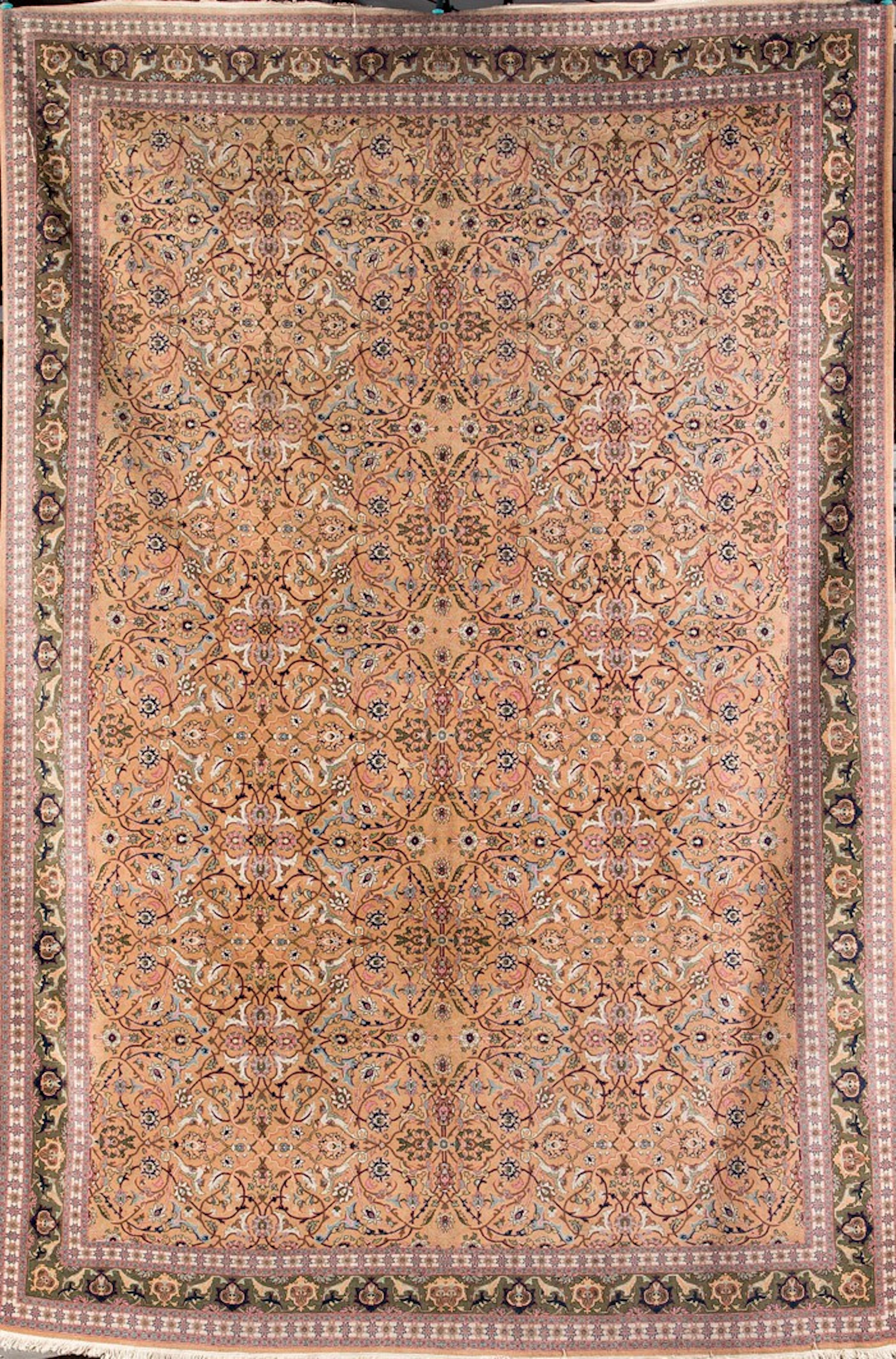 Alfombra Tabriz de lana. Irán