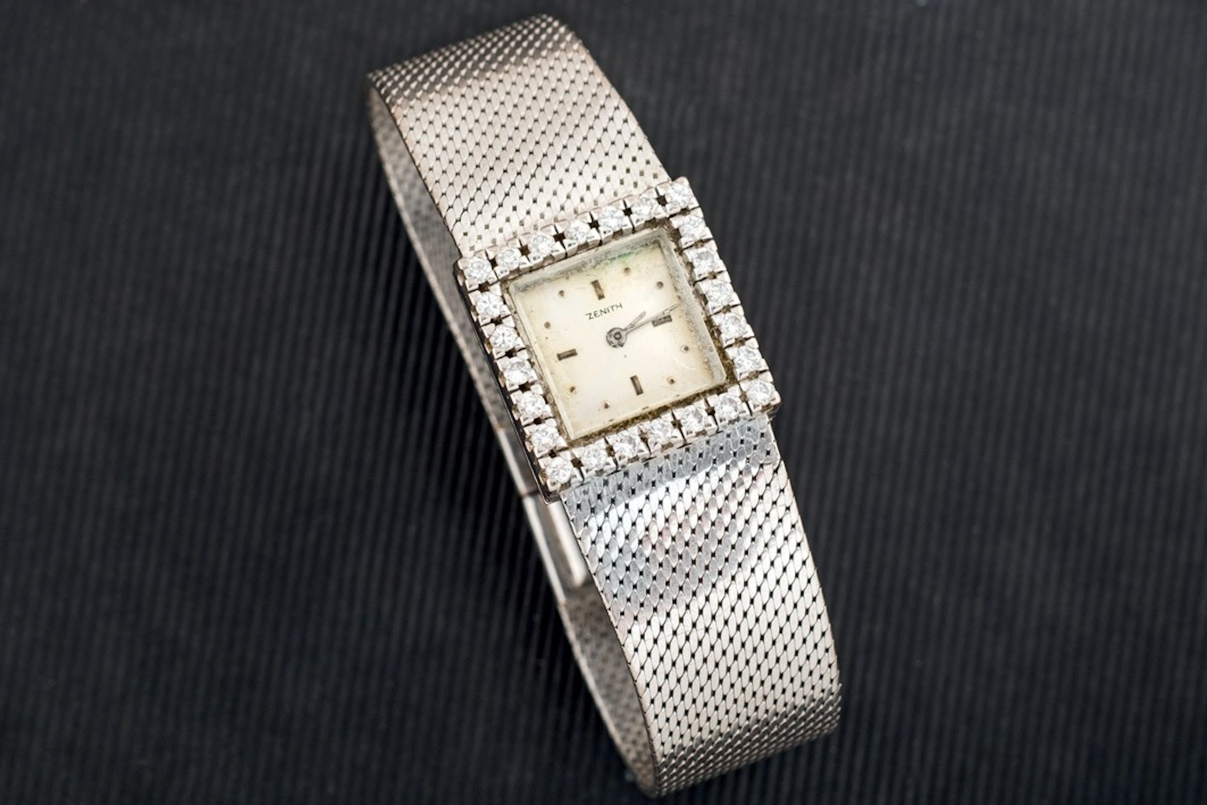 Reloj Zenith de oro con diamantes