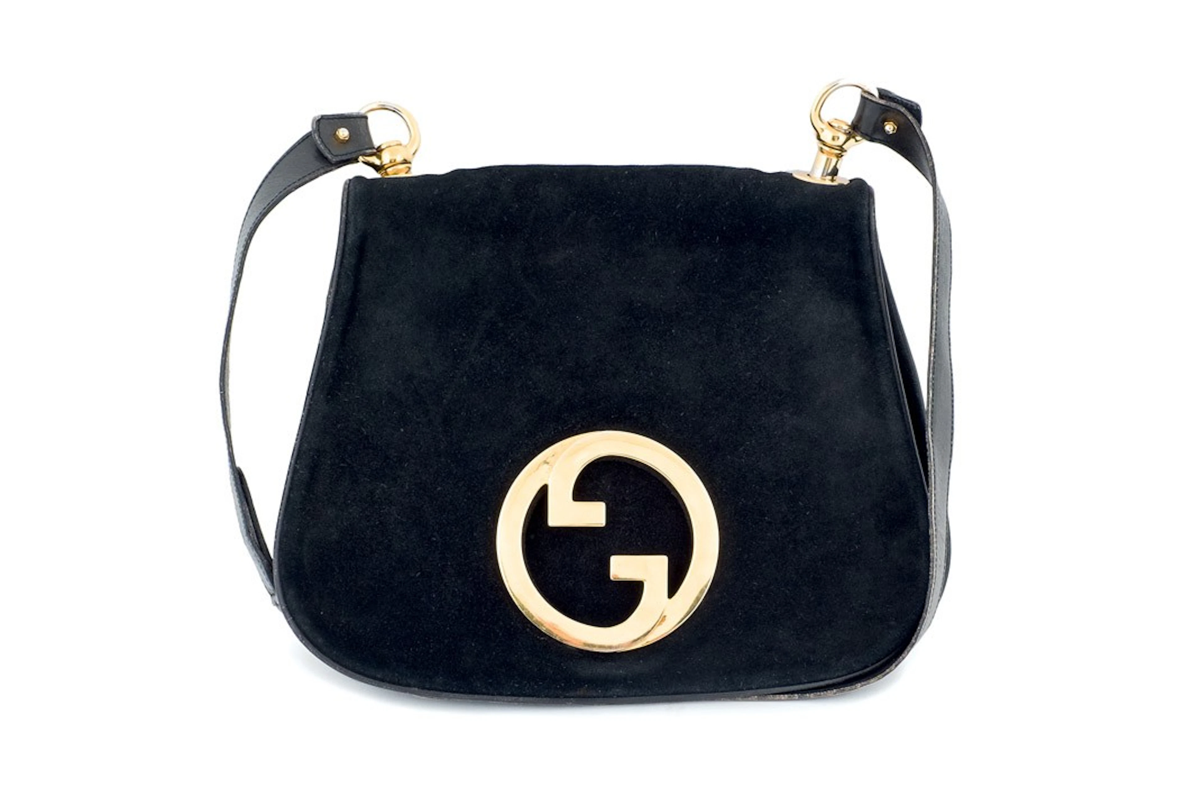 Bolso Gucci de ante negro
