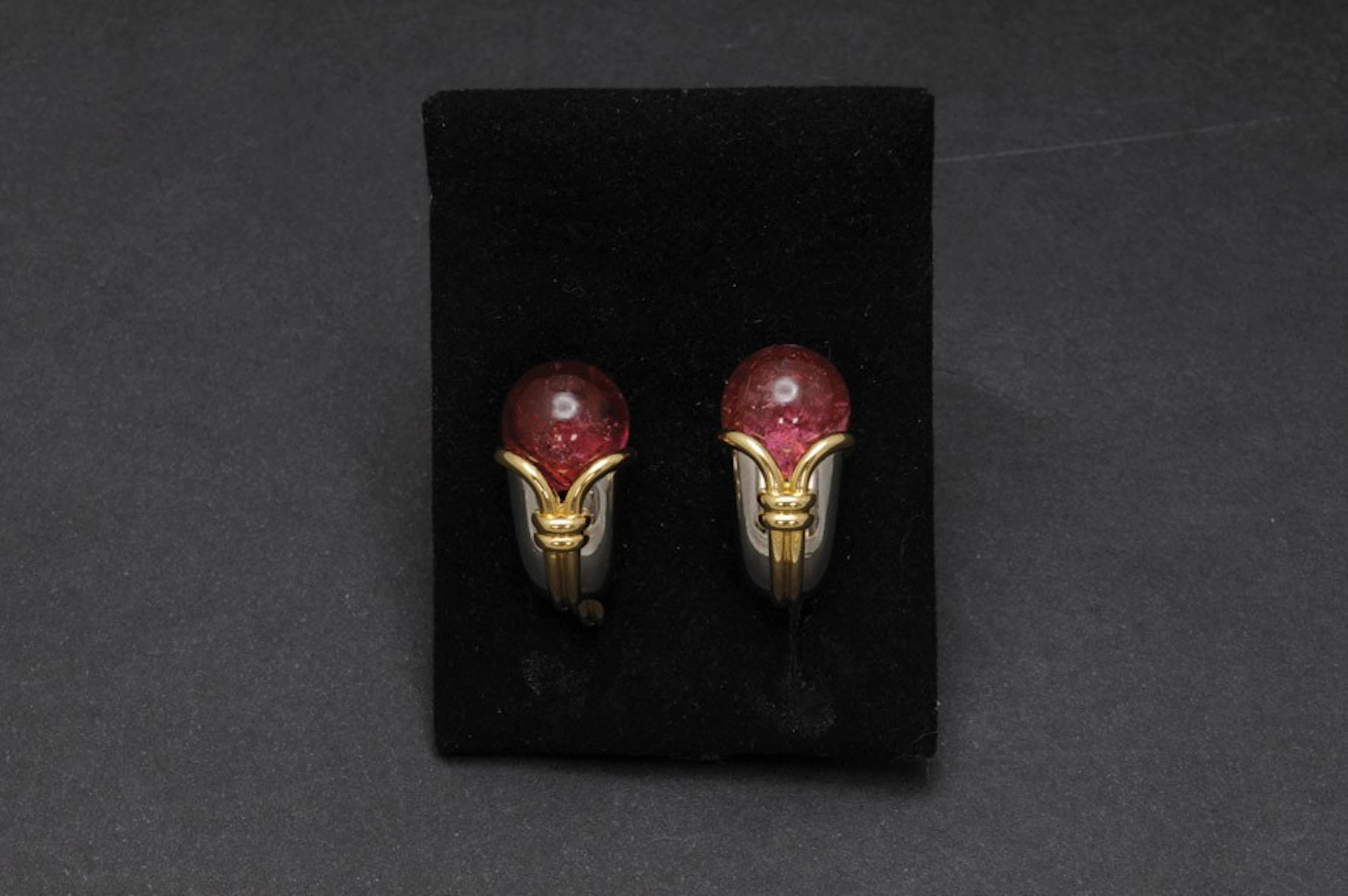 Pendientes Bulgari con turmalinas