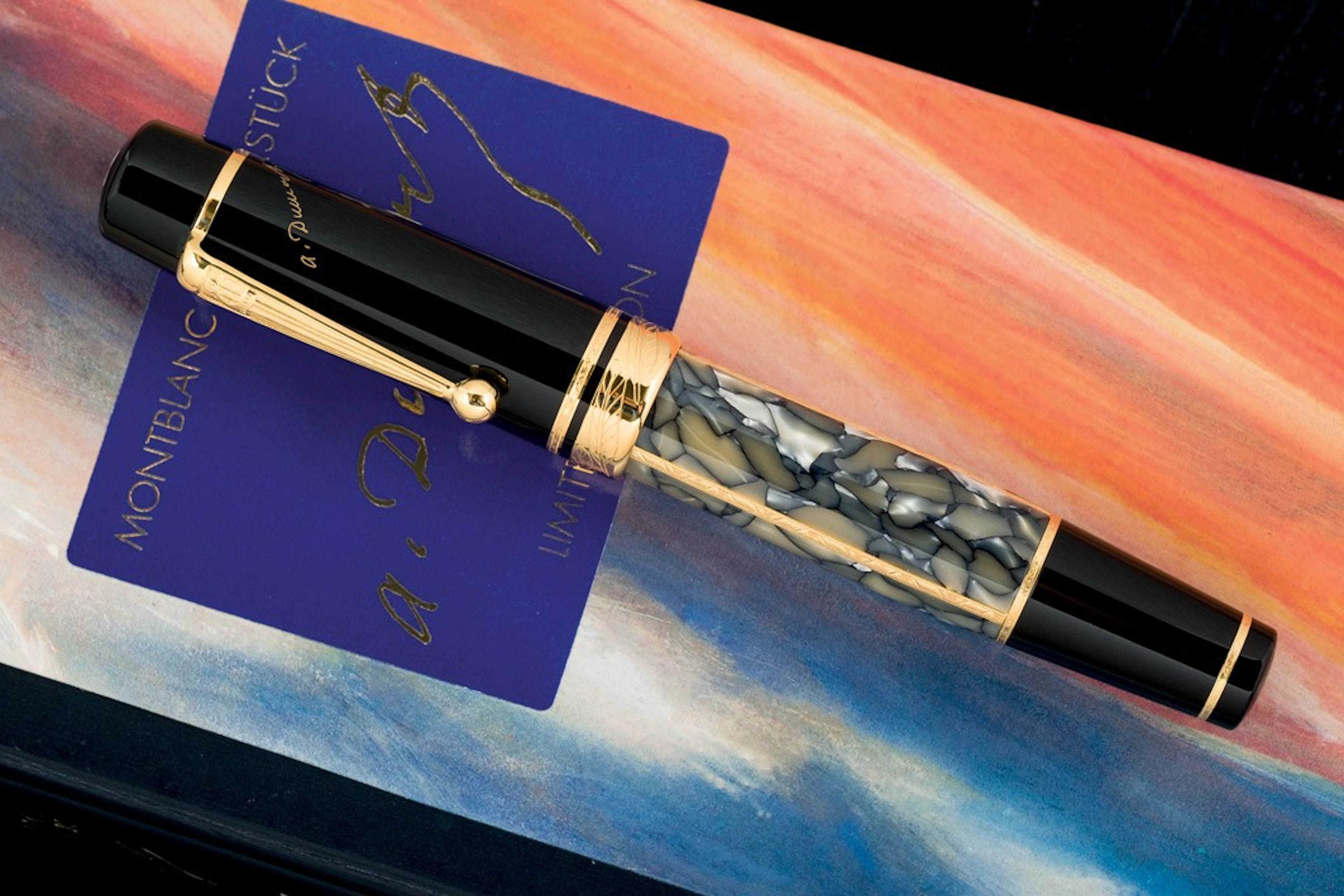 Montblanc Alejandro Dumas firma errónea