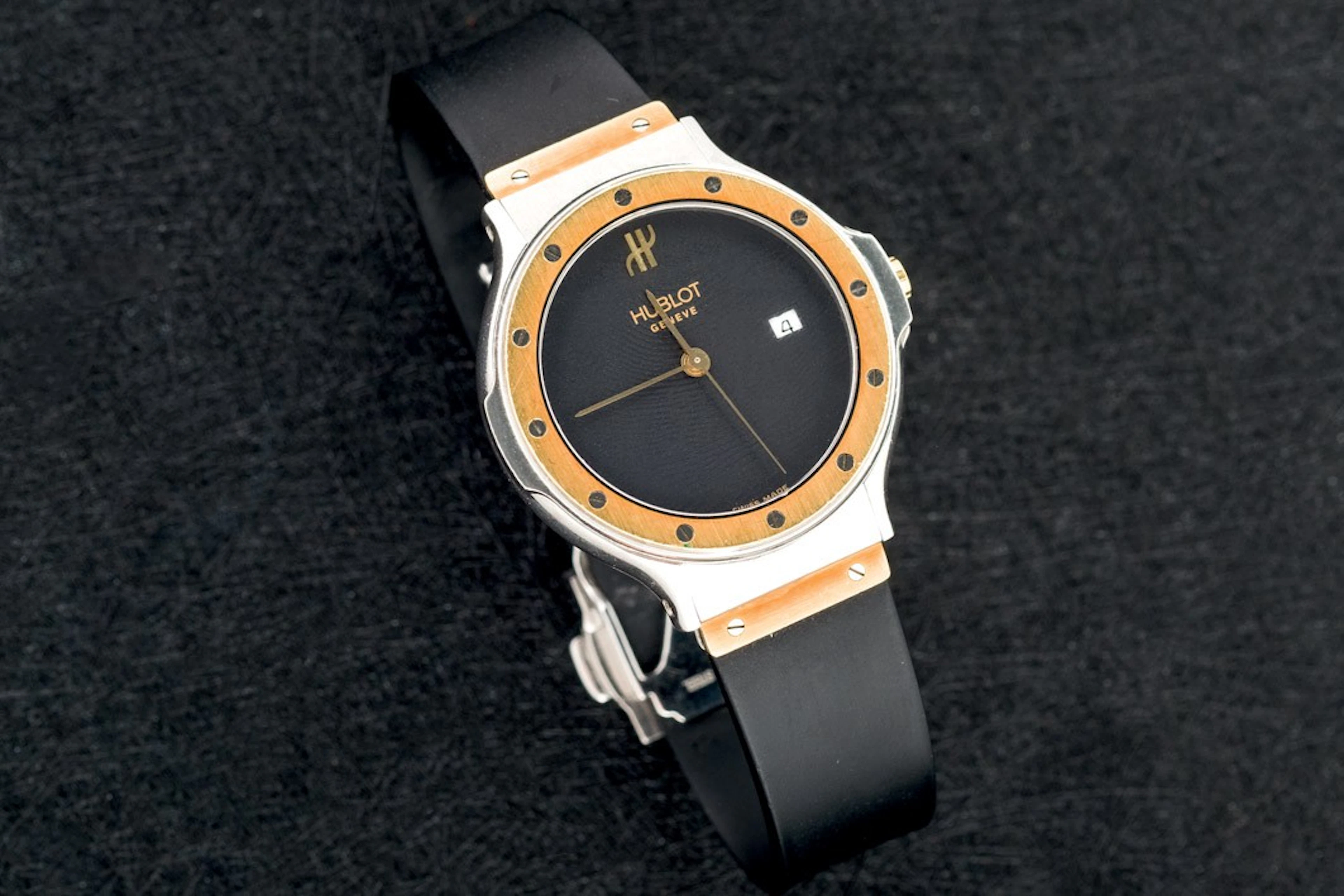 Hublot de acero y oro para señora